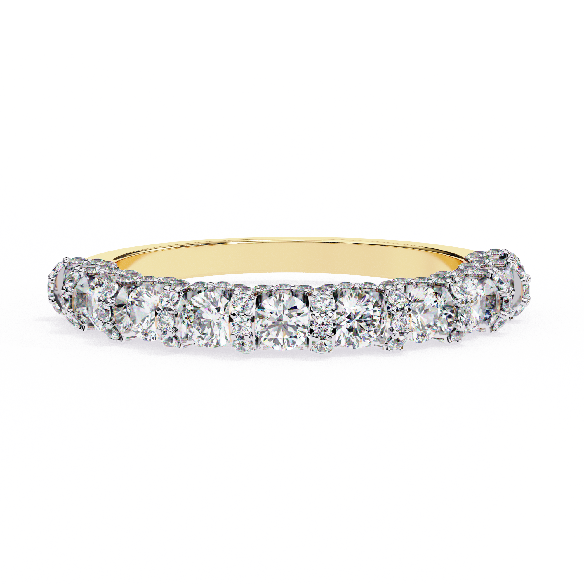 Half Lab Grown Diamond Eternity Ring