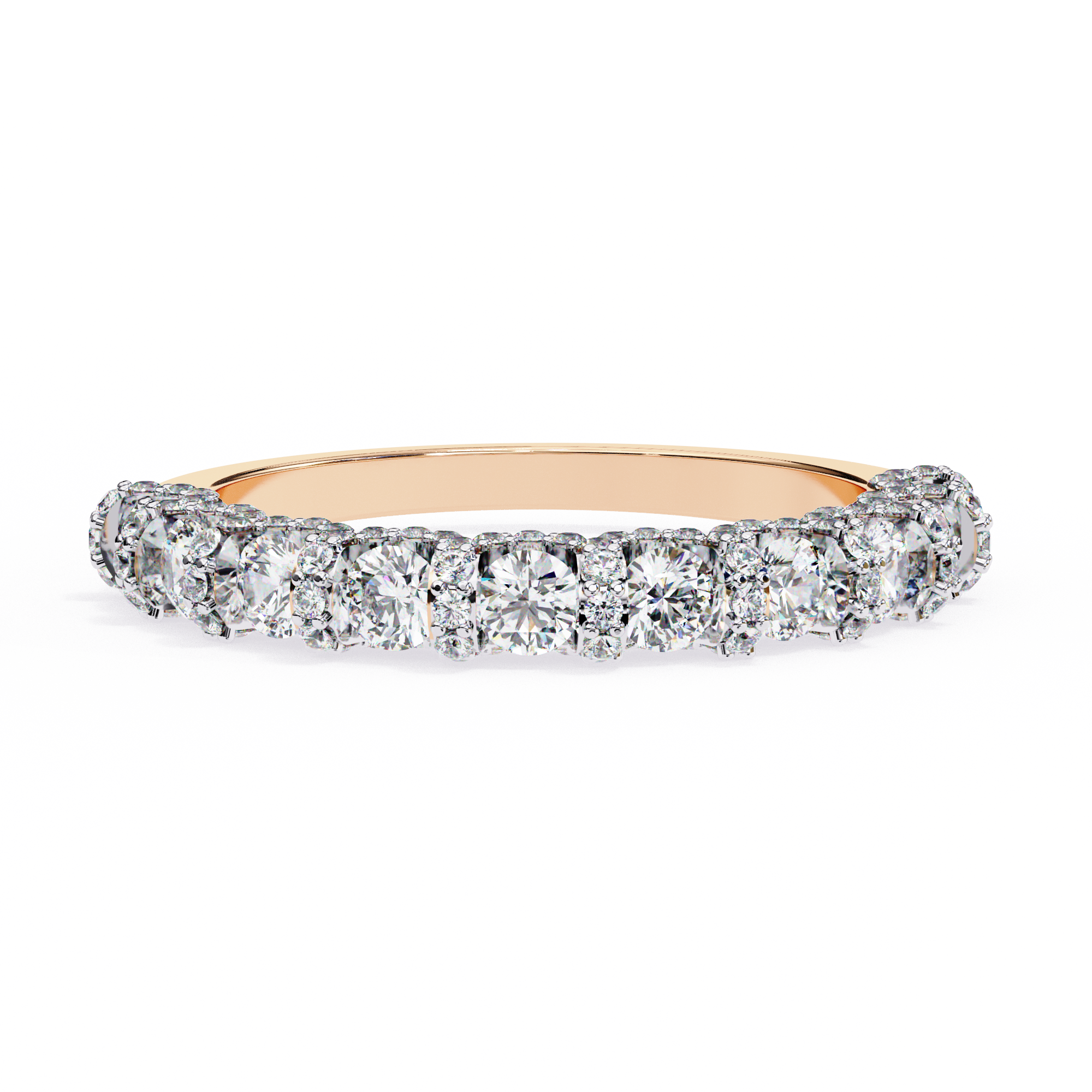 Half Lab Grown Diamond Eternity Ring