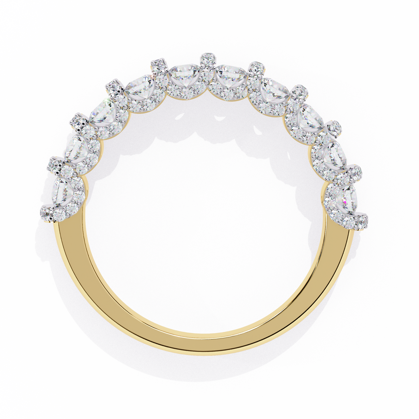Half Lab Grown Diamond Eternity Ring