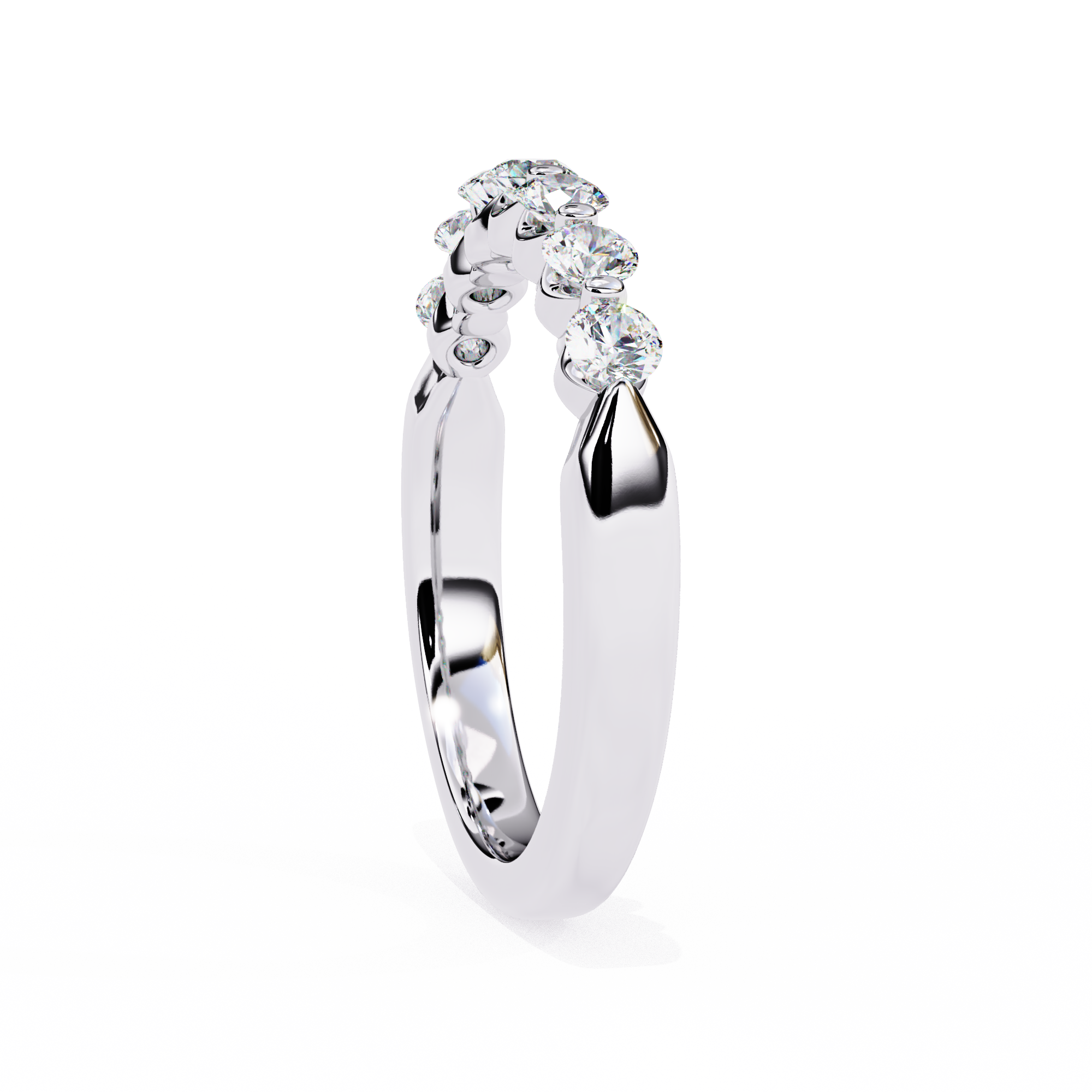 Seven Stone Lab Grown Diamond Anniversary Ring