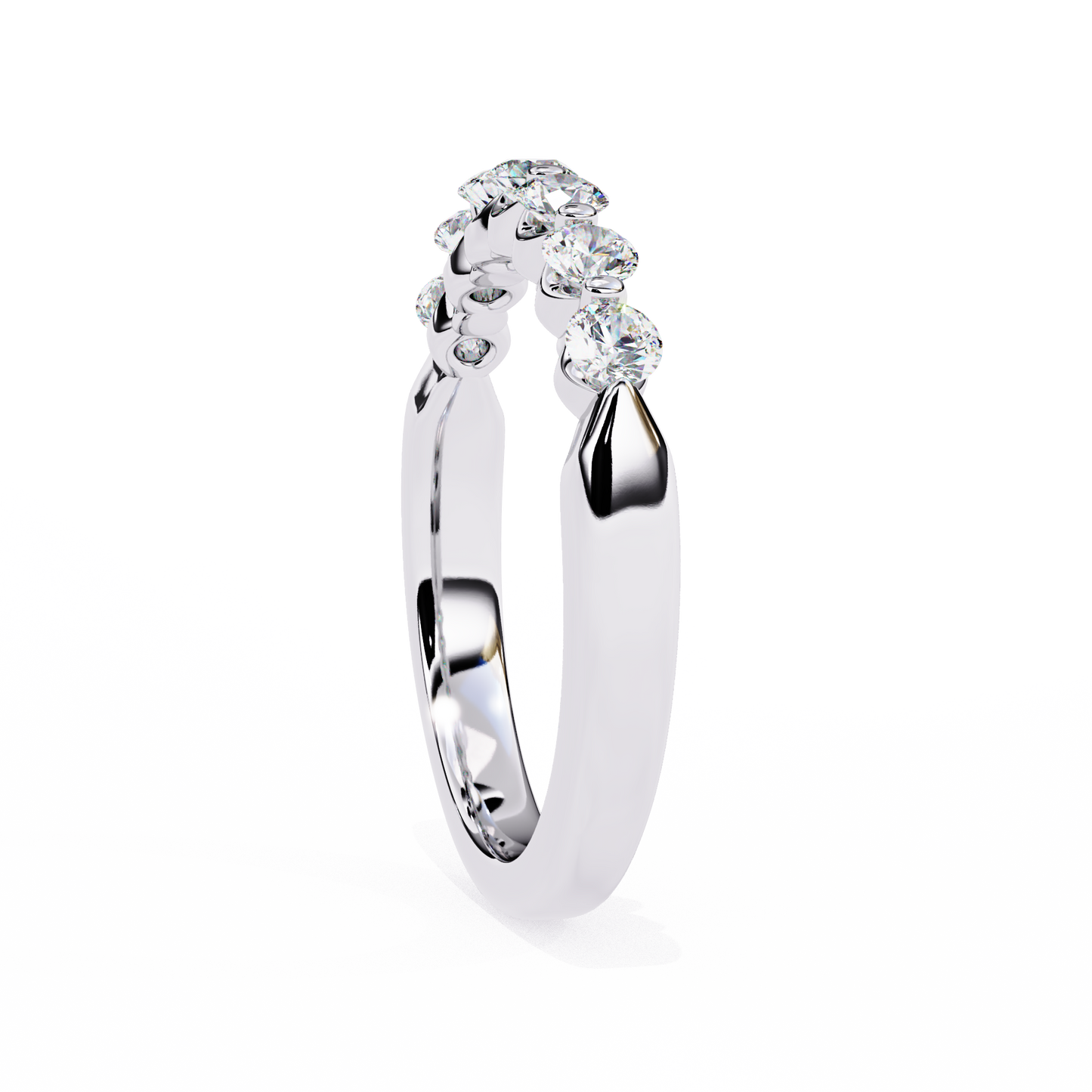 Seven Stone Lab Grown Diamond Anniversary Ring