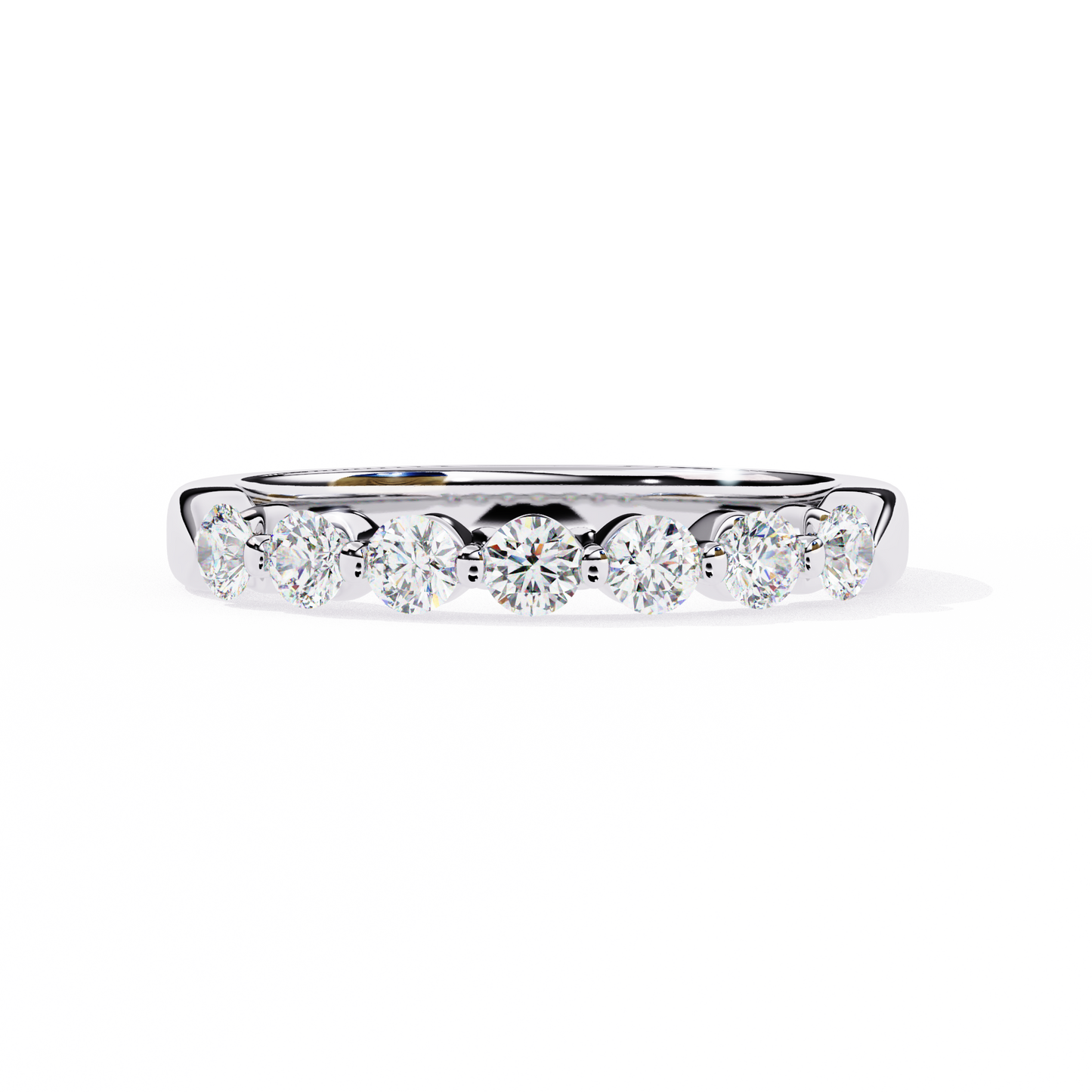 Seven Stone Lab Grown Diamond Anniversary Ring