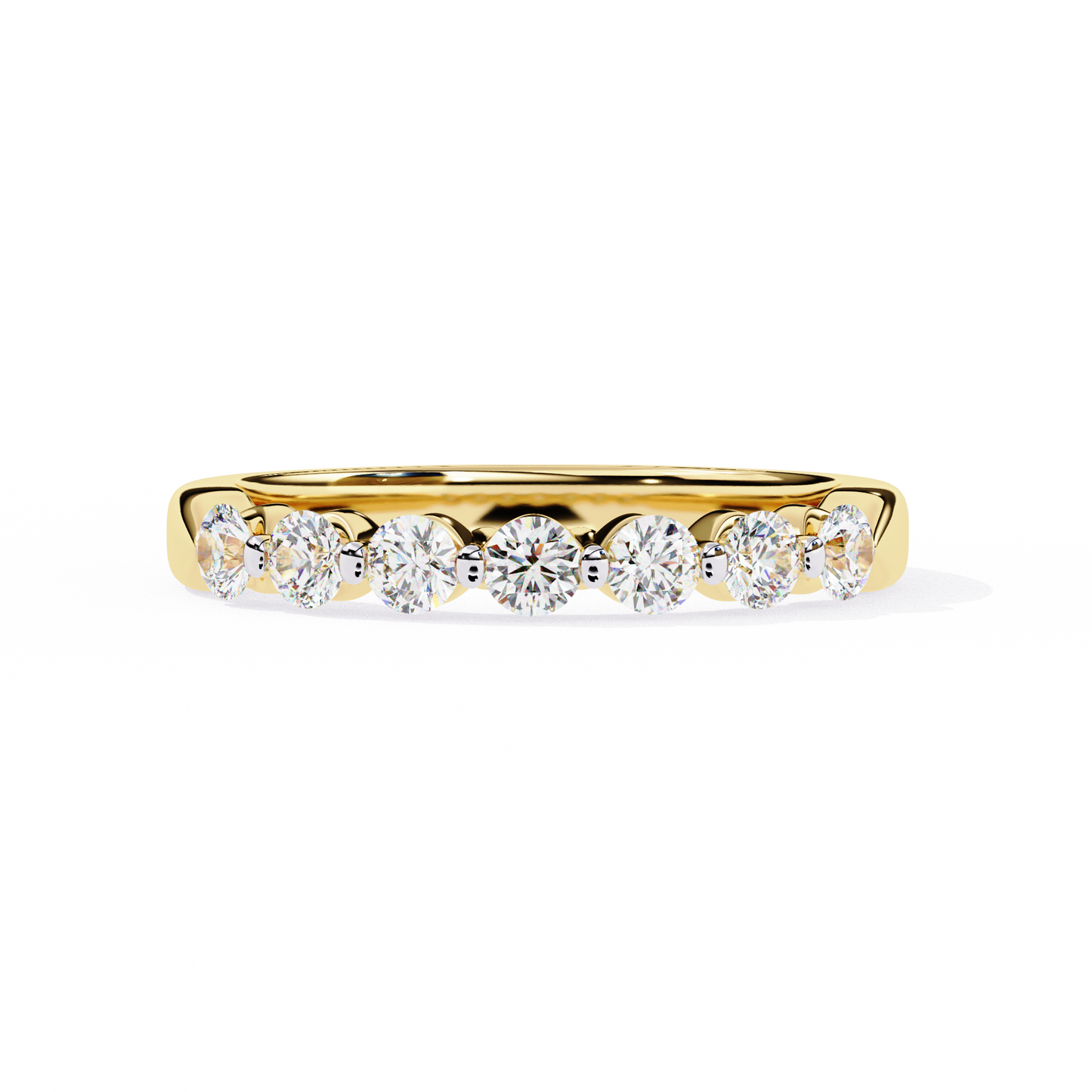 Seven Stone Lab Grown Diamond Anniversary Ring