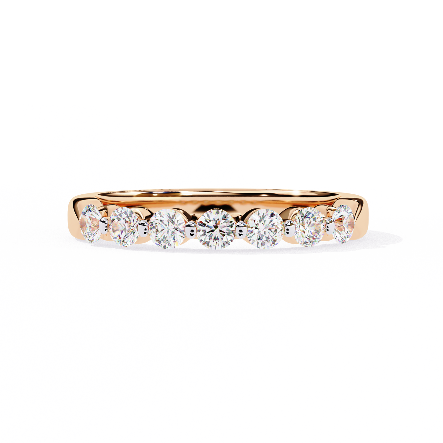 Seven Stone Lab Grown Diamond Anniversary Ring