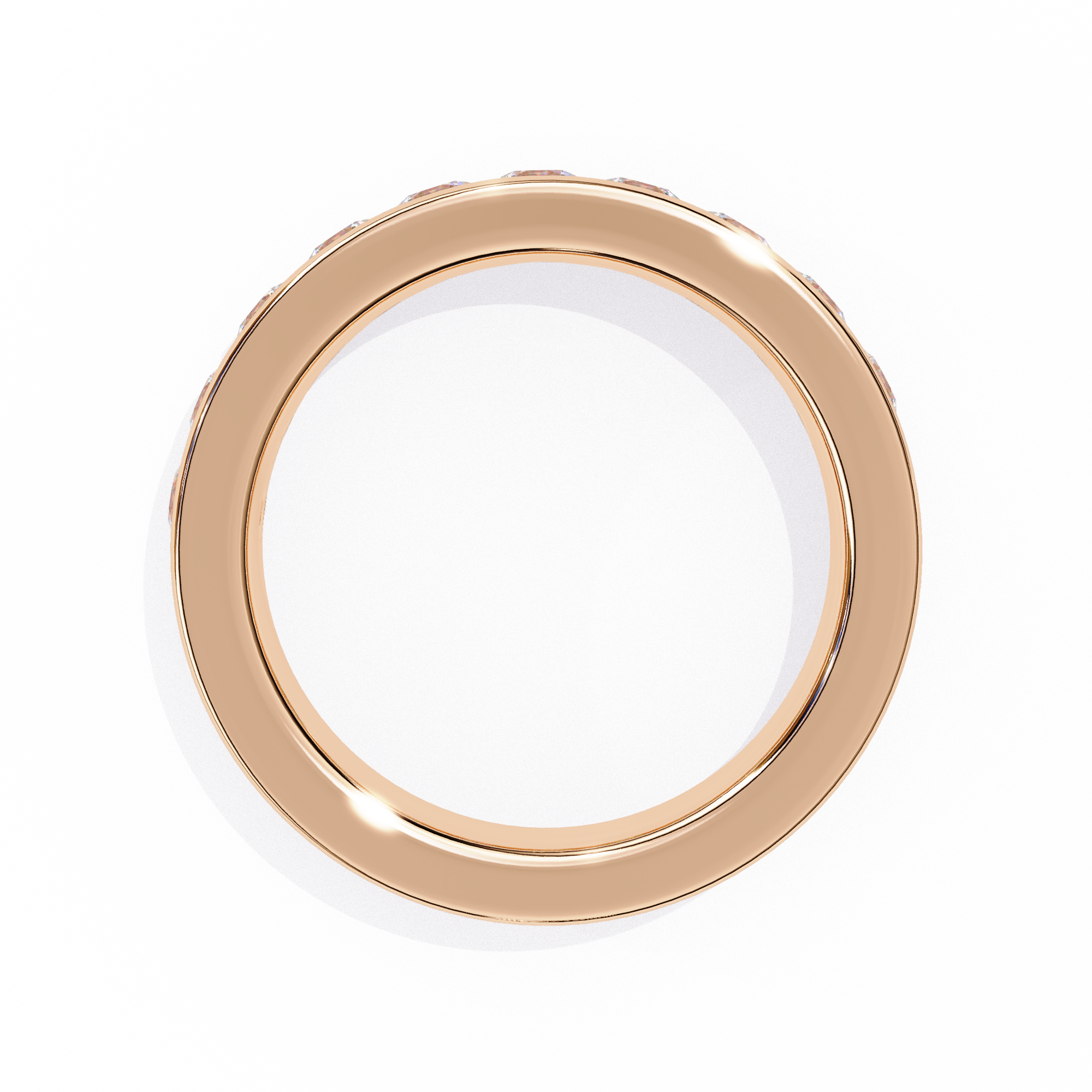 Heartline Round Diamond Ring