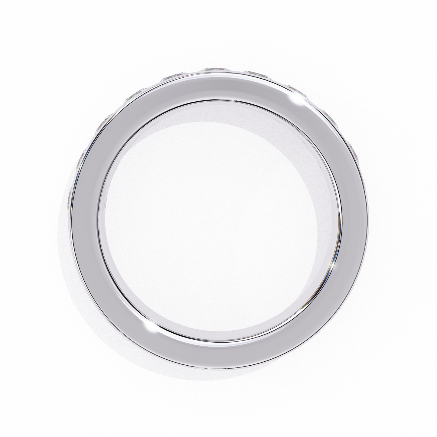 Heartline Round Diamond Ring