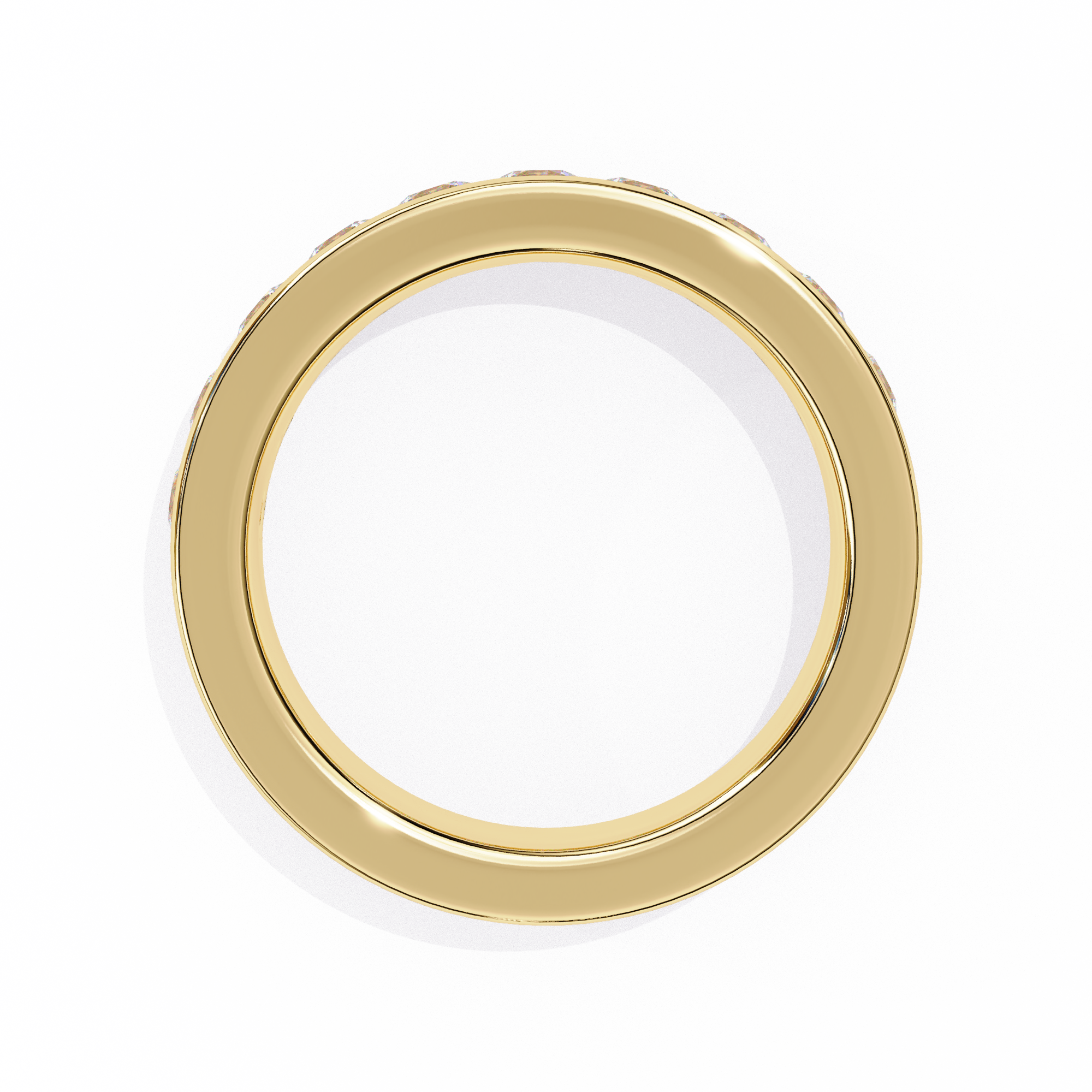 Heartline Round Diamond Ring