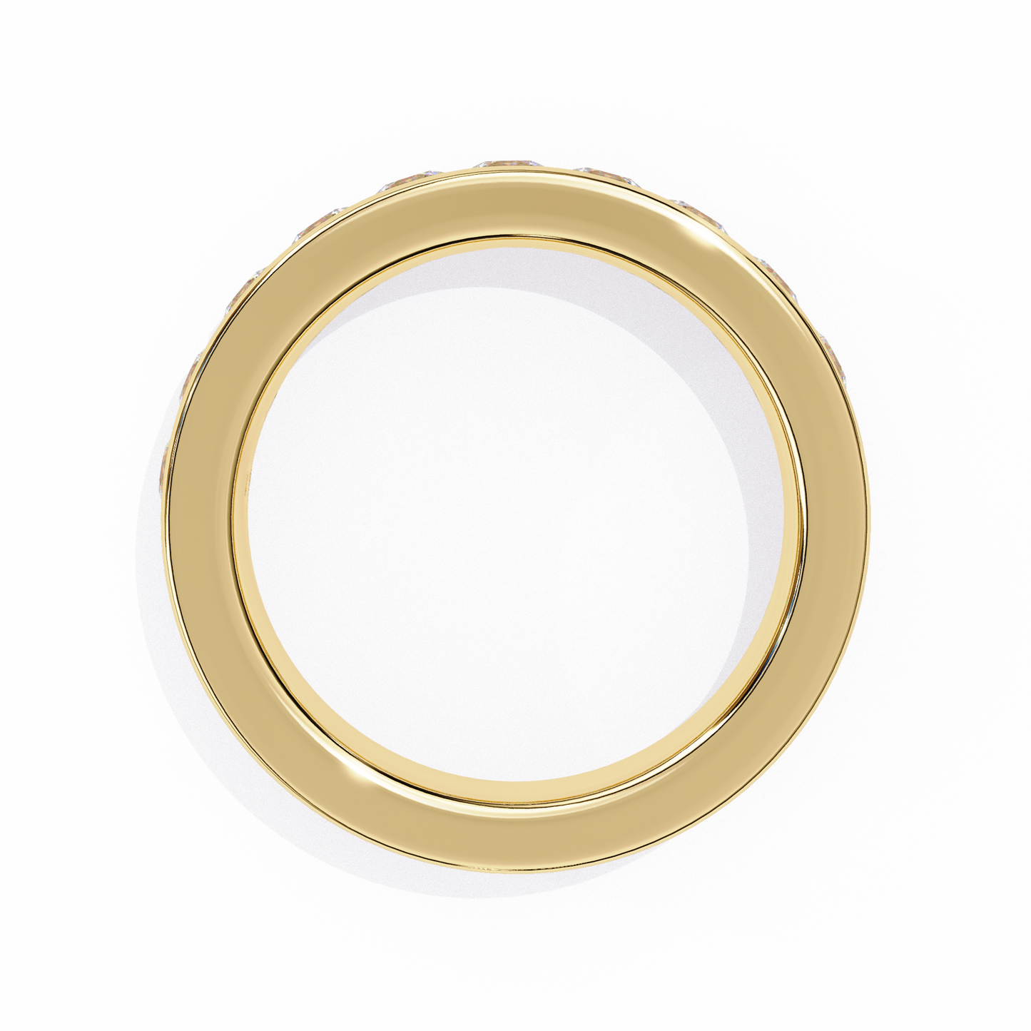 Heartline Round Diamond Ring