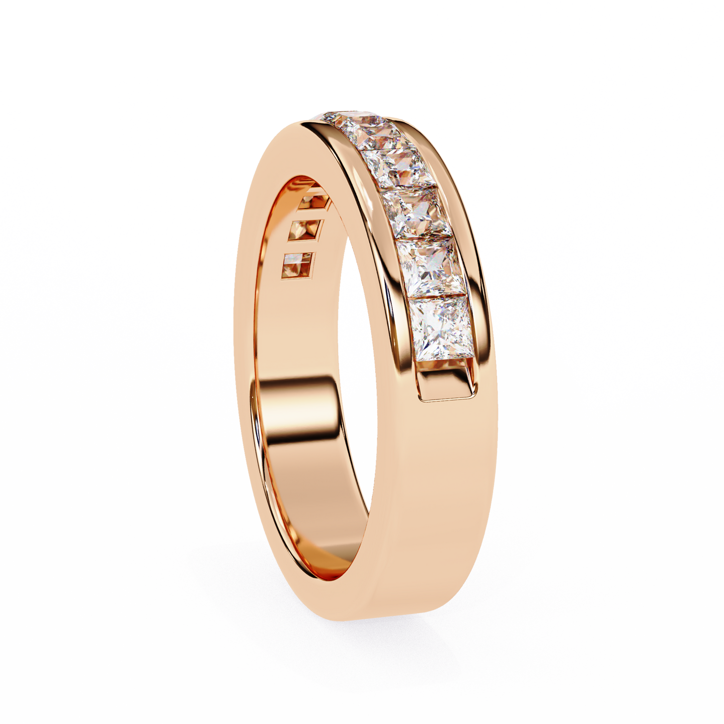 Classic Princess Diamond Pave Band
