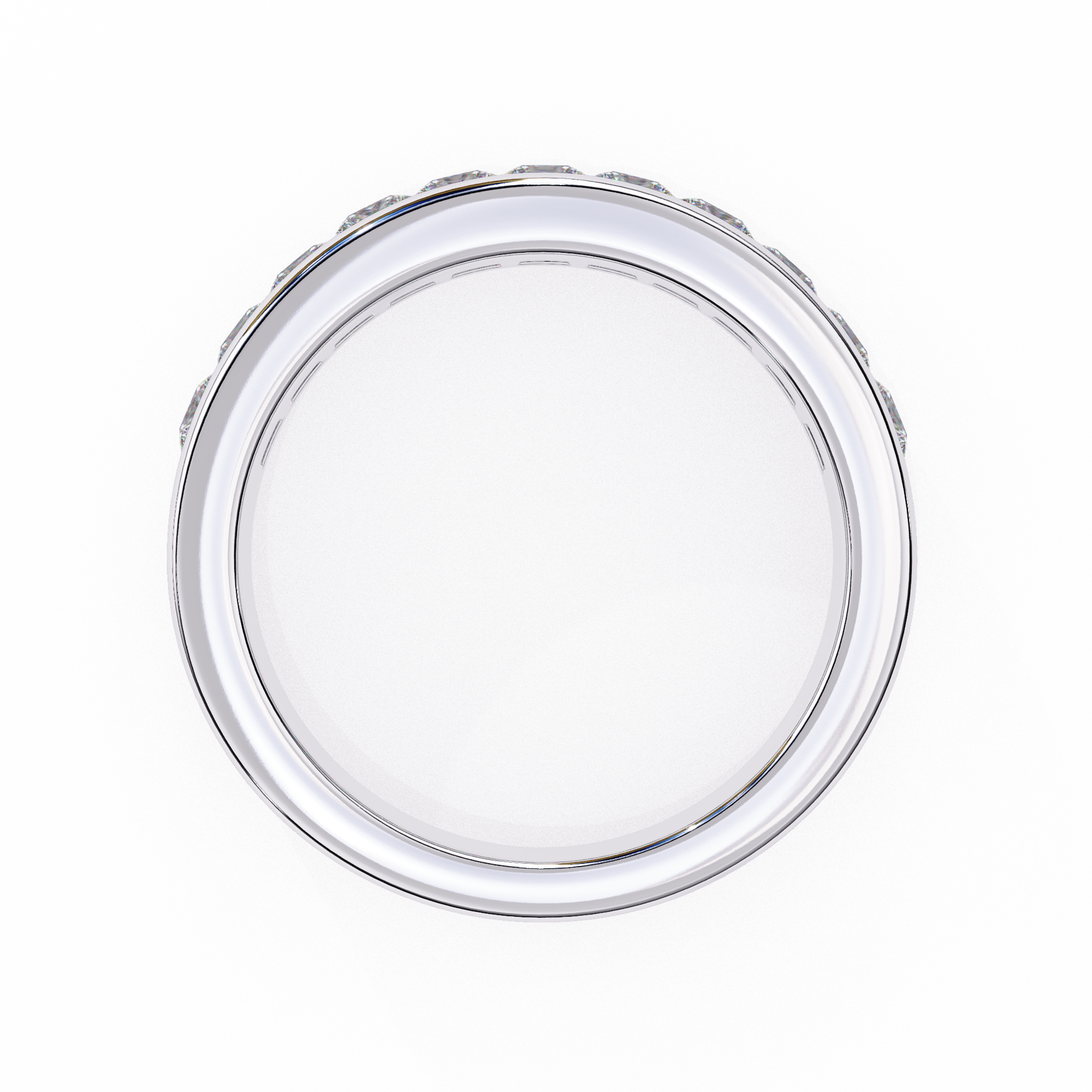 Classic Princess Diamond Pave Band