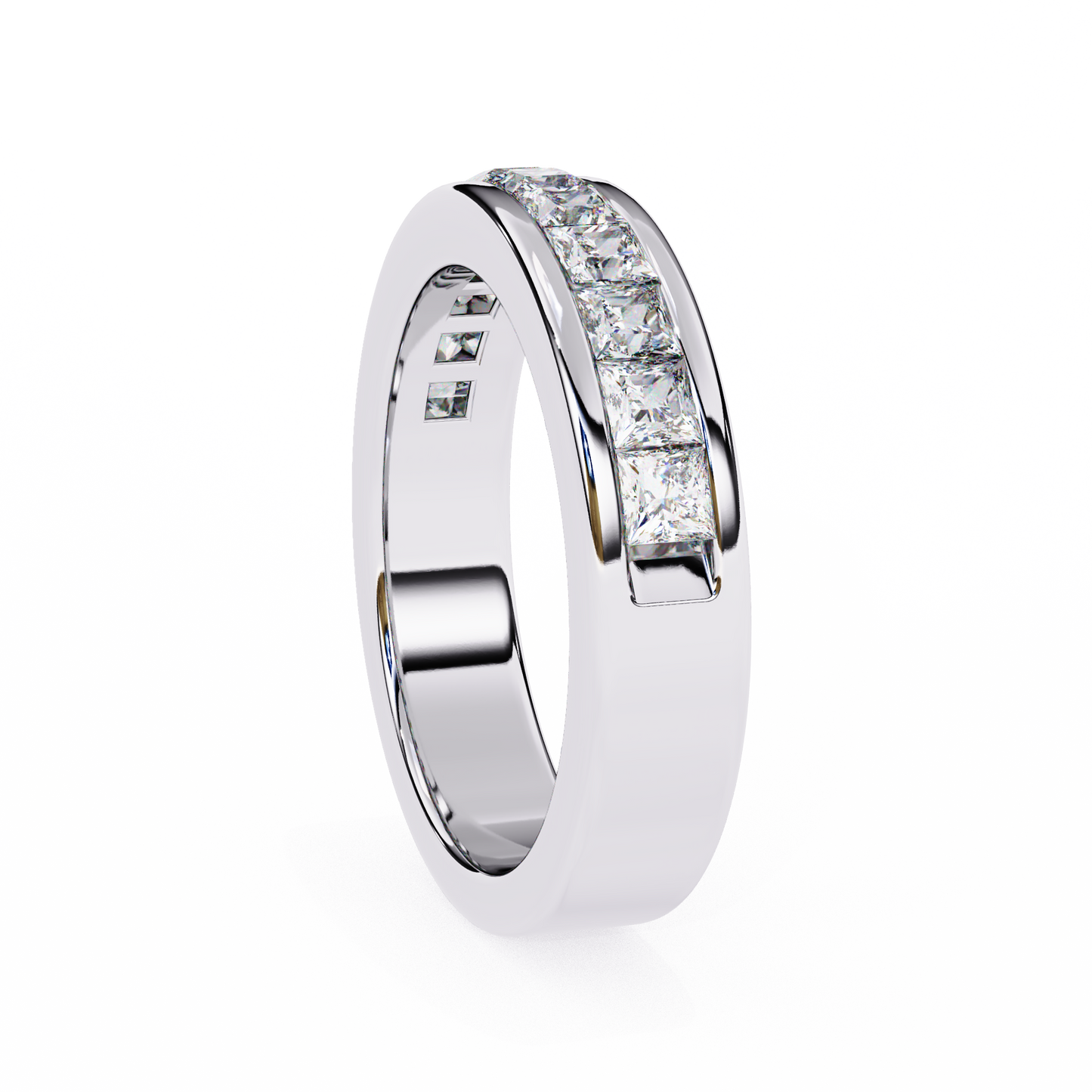 Classic Princess Diamond Pave Band