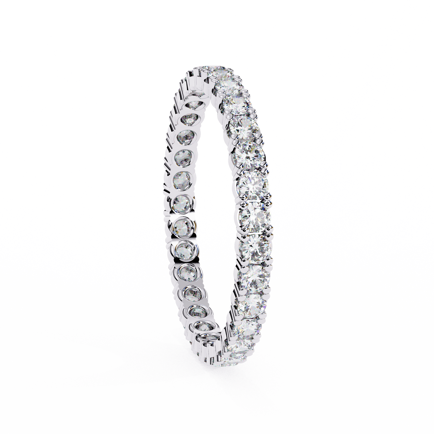 Lab Grown Diamond Shared Prong Set Ring