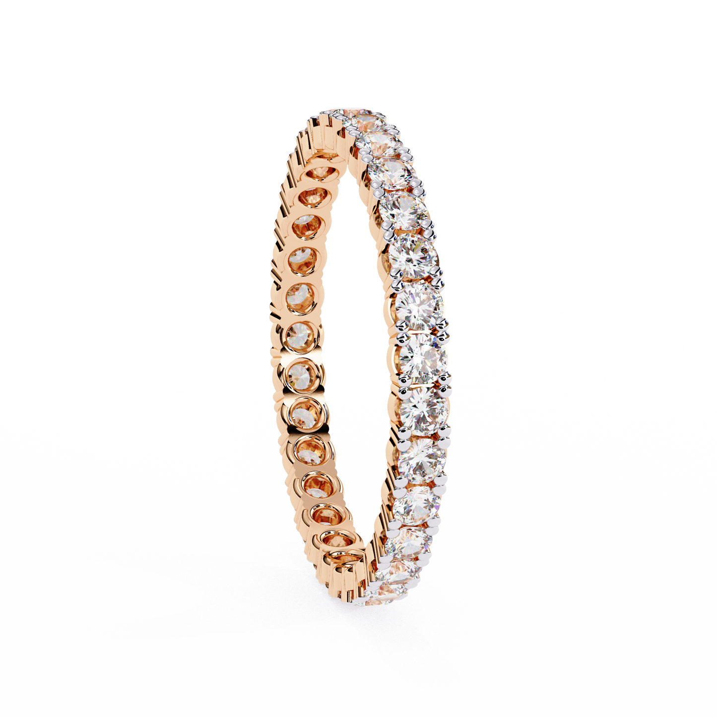 Lab Grown Diamond Shared Prong Set Ring