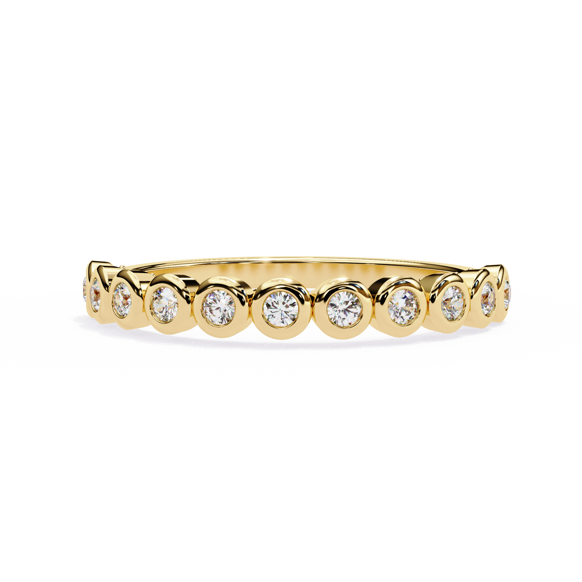 Lab Grown Diamond Raphael Collection Half Eternity Ring