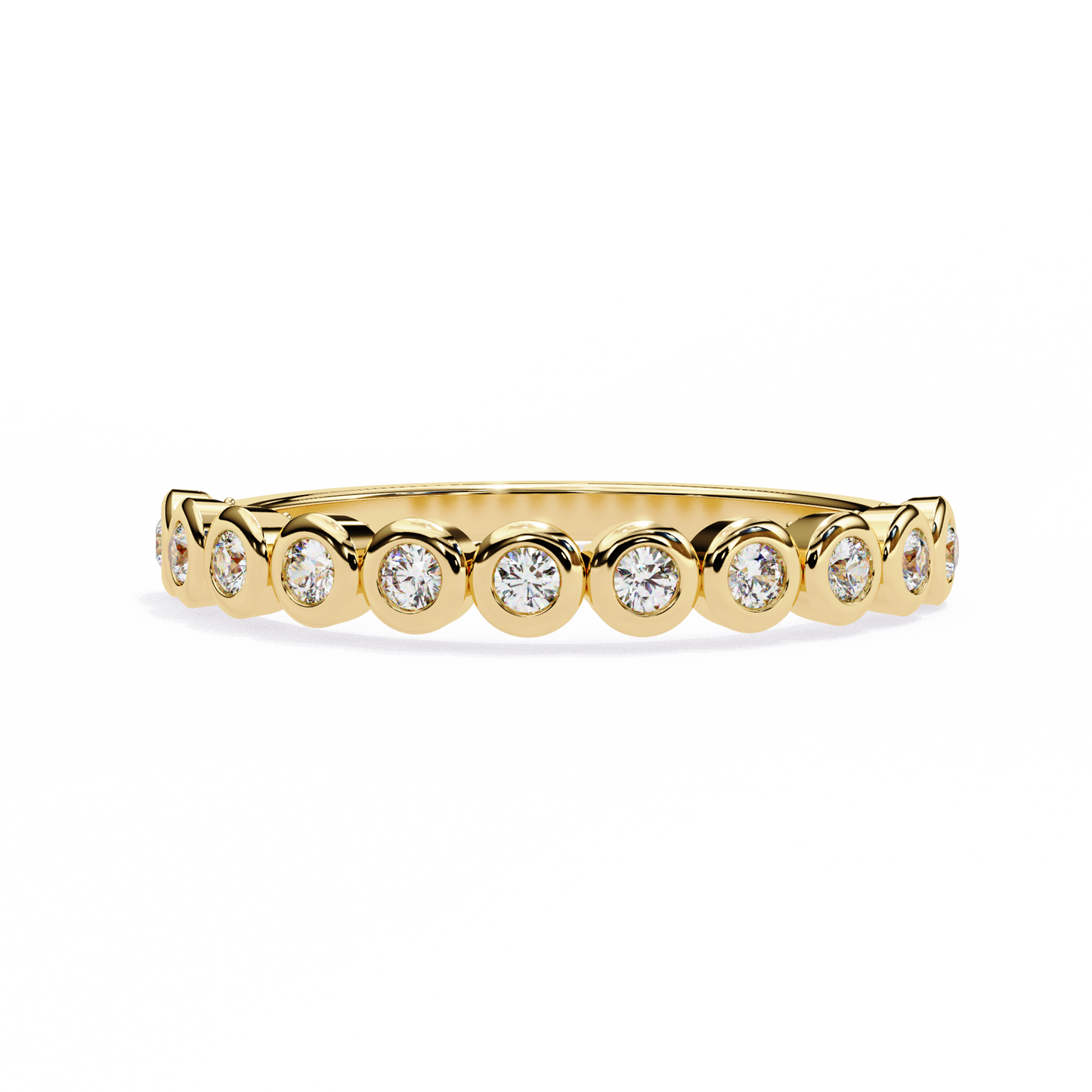 Lab Grown Diamond Raphael Collection Half Eternity Ring