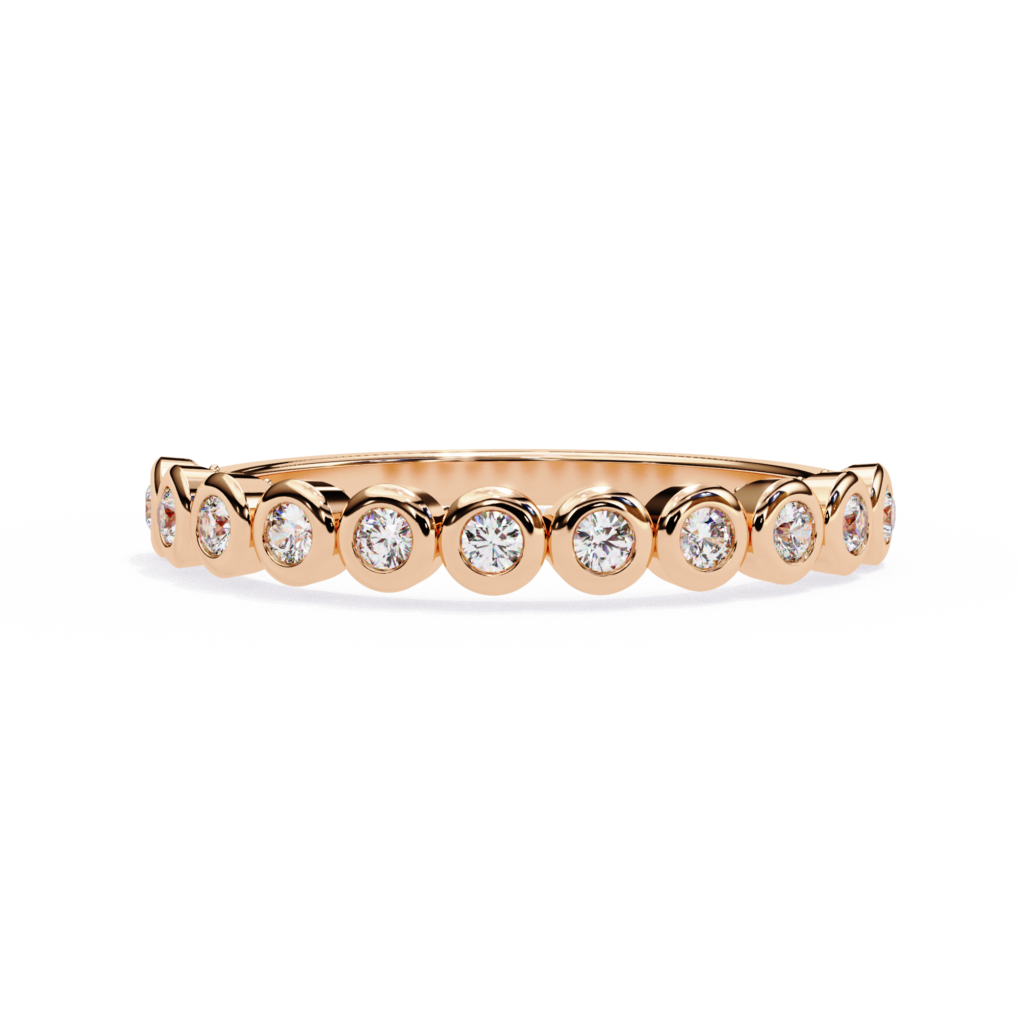 Lab Grown Diamond Raphael Collection Half Eternity Ring