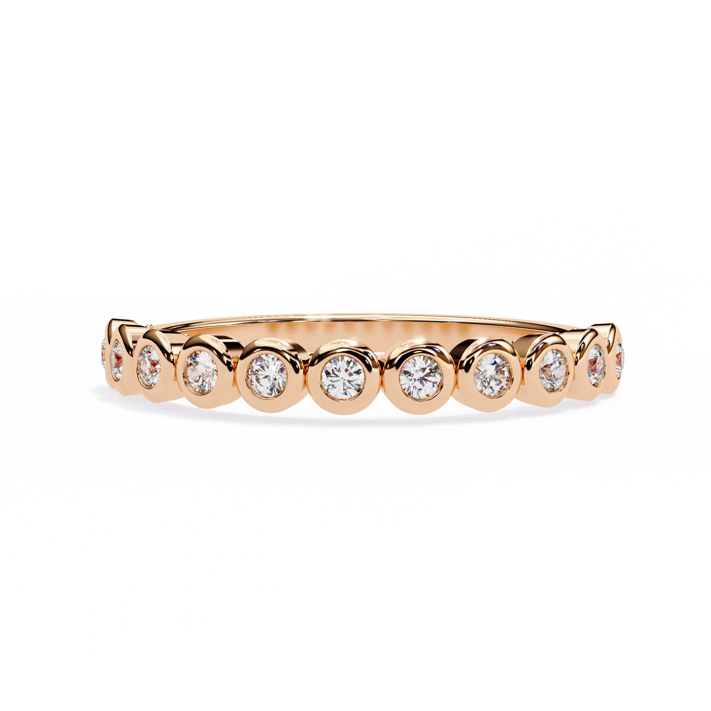 Lab Grown Diamond Raphael Collection Half Eternity Ring