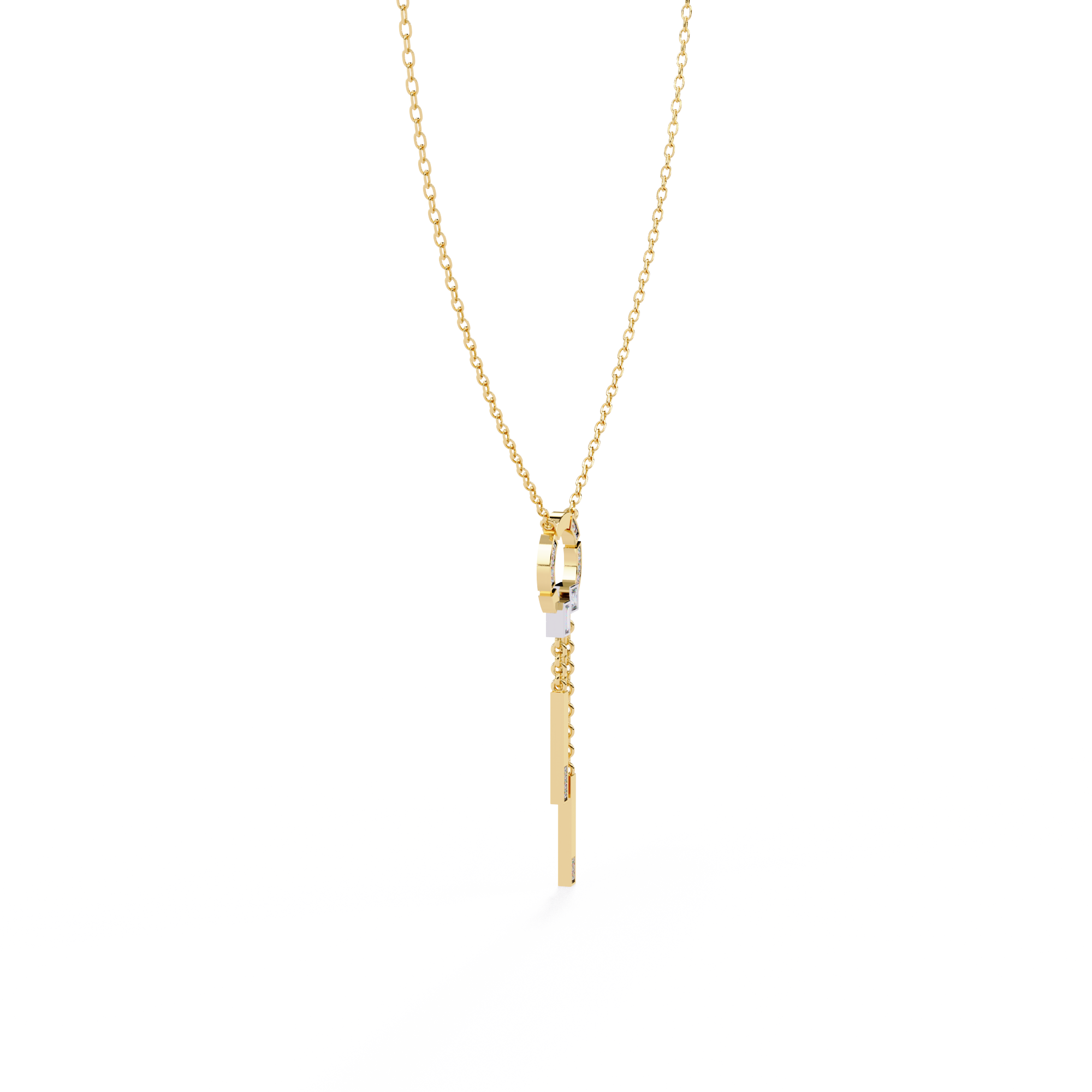 Honey Drop Lab Grown Diamond Necklace