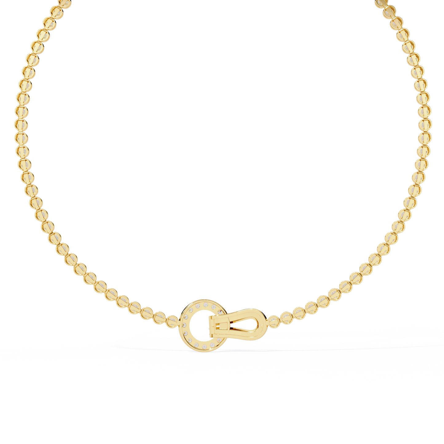 ETERNITY LOCK-Diamond Necklace