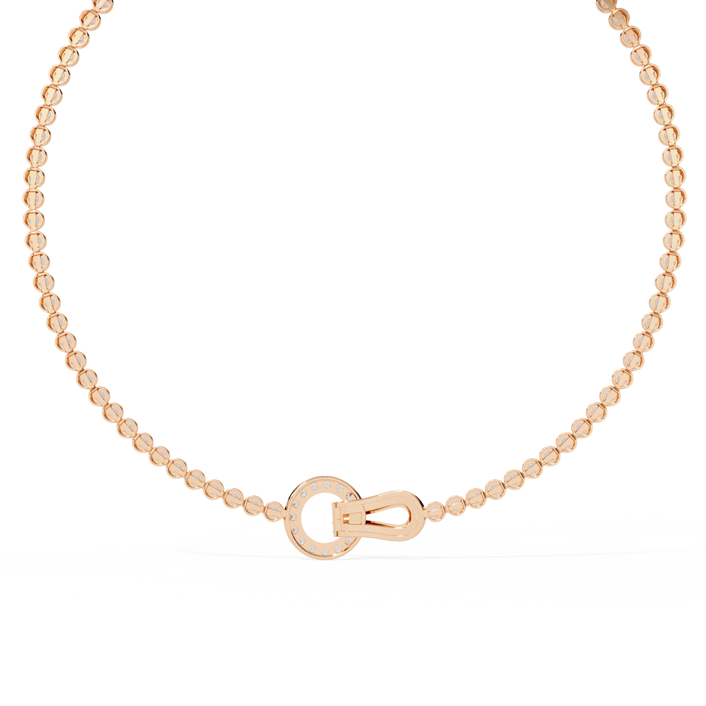 ETERNITY LOCK-Diamond Necklace