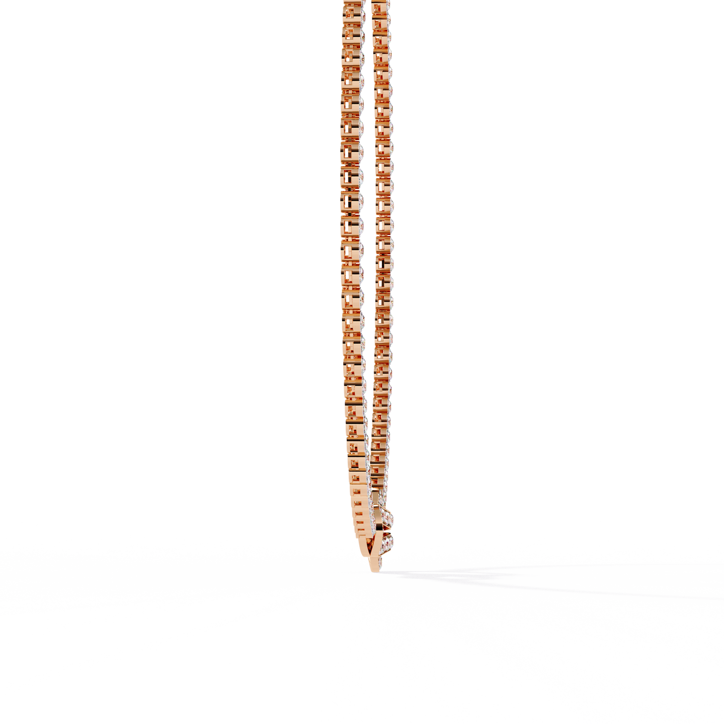ETERNITY LOCK-Diamond Necklace