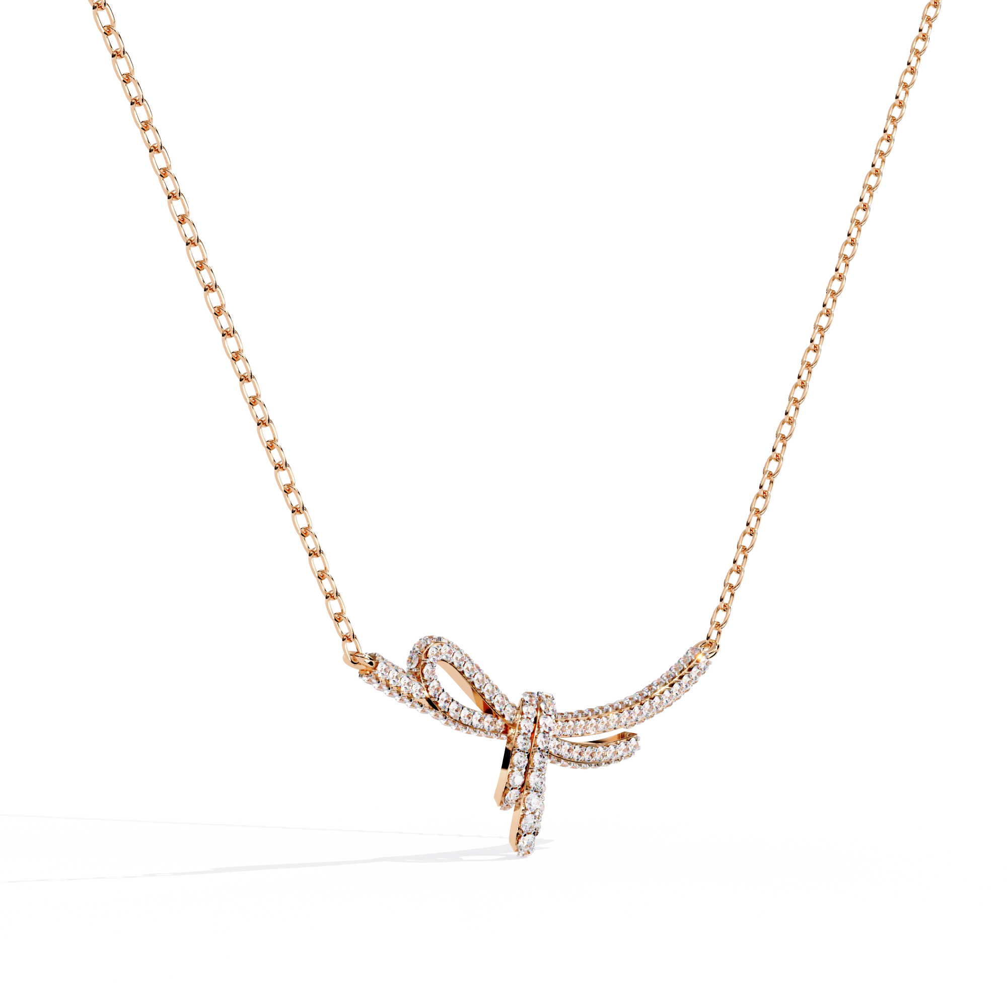 Women Gold Lab Grown Diamond Pendants