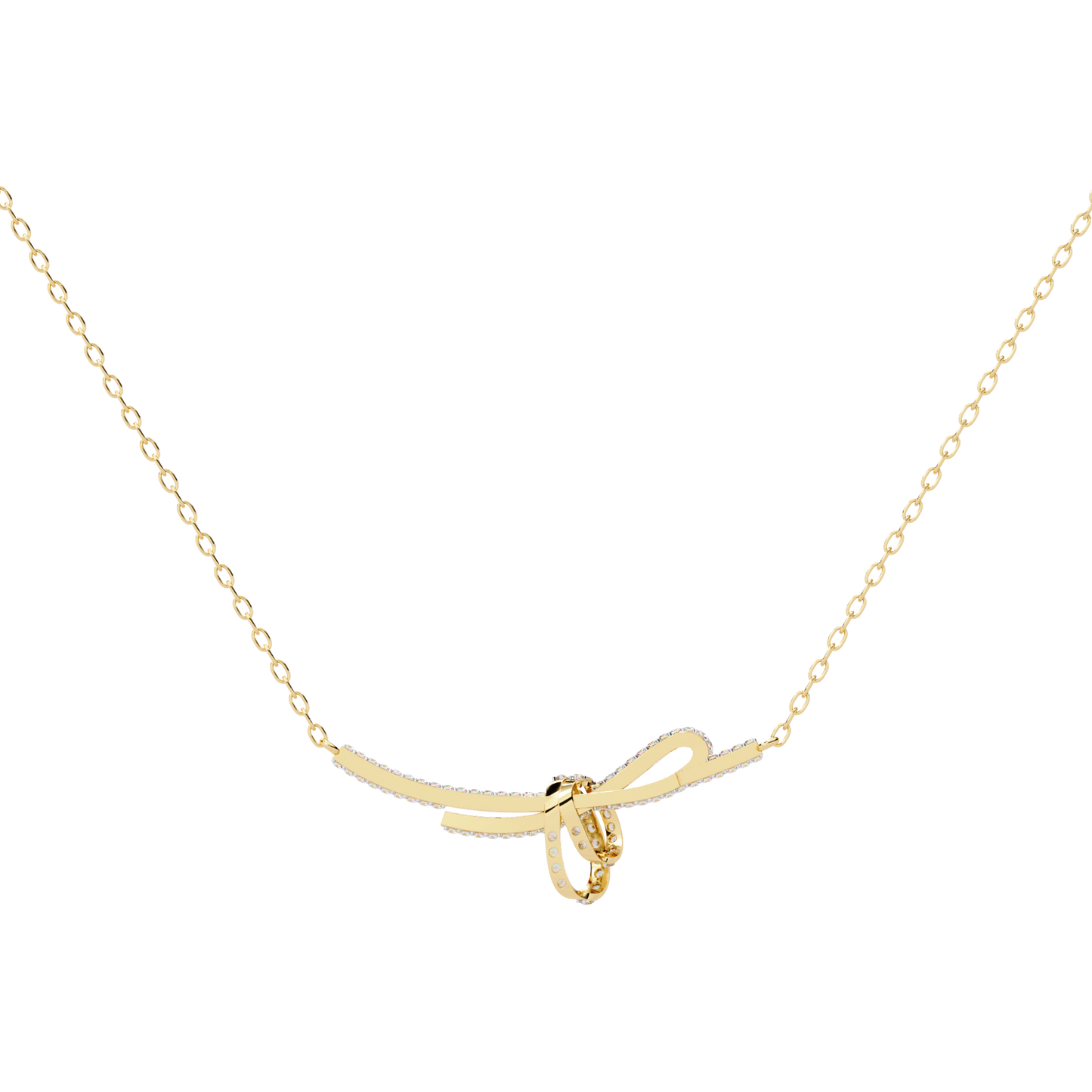 Women Gold Lab Grown Diamond Pendants