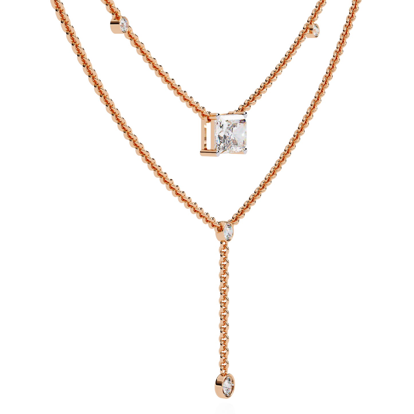 REBELLIOUS RADIANT-Diamond Pendant