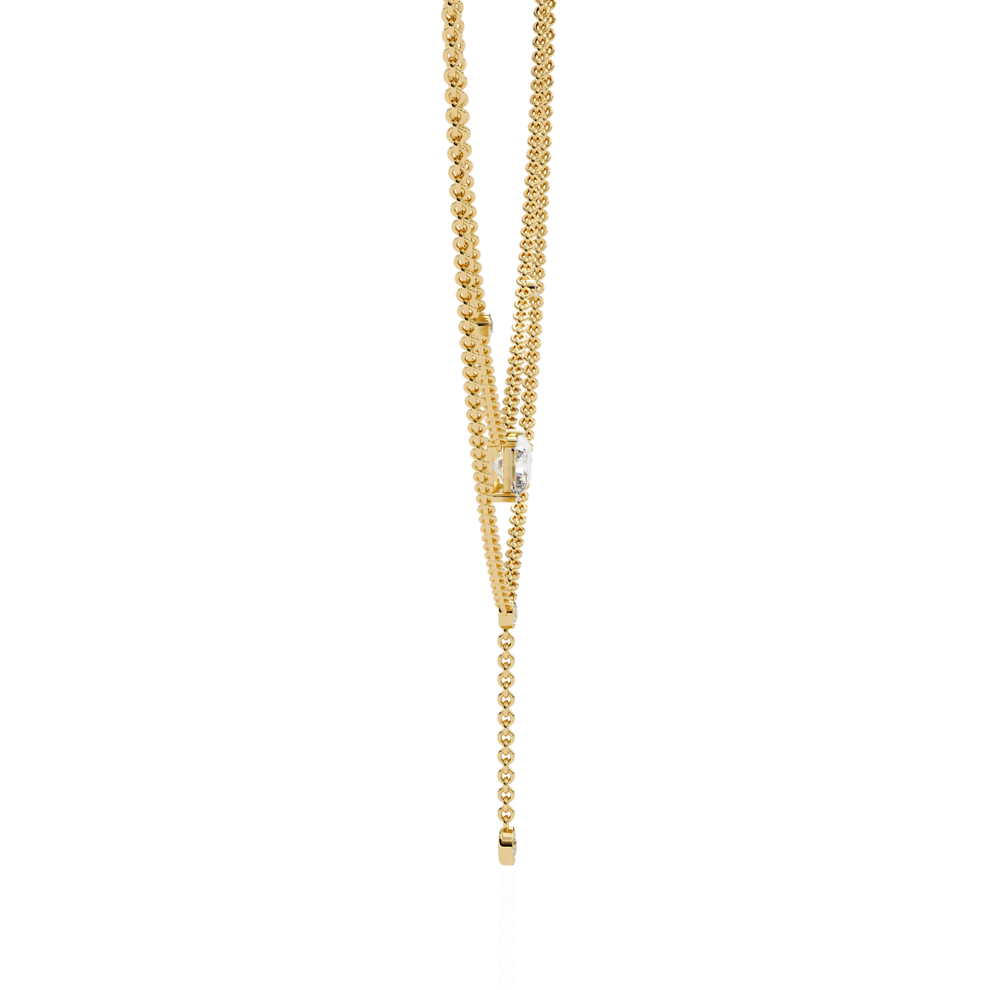 REBELLIOUS RADIANT-Diamond Pendant