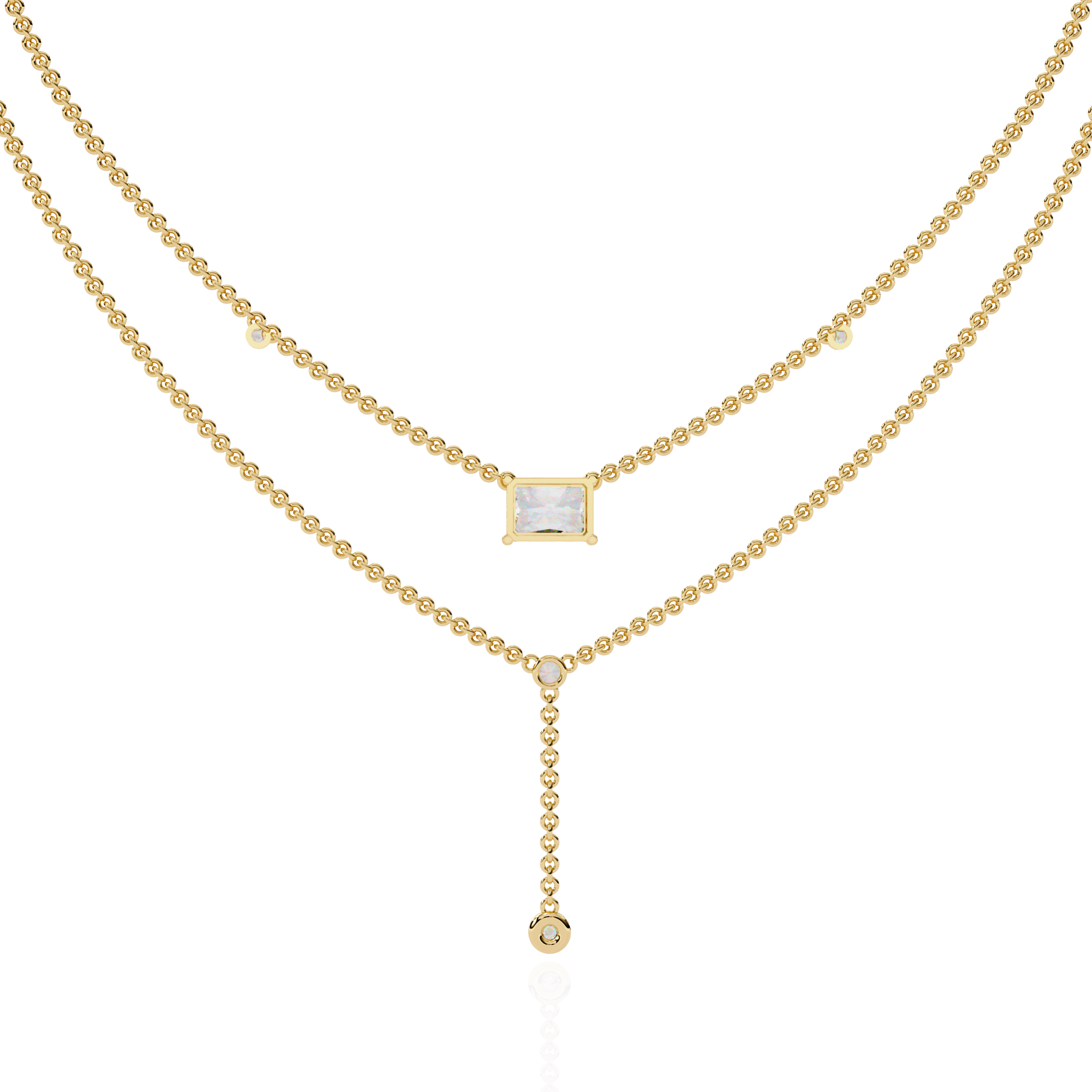 REBELLIOUS RADIANT-Diamond Pendant