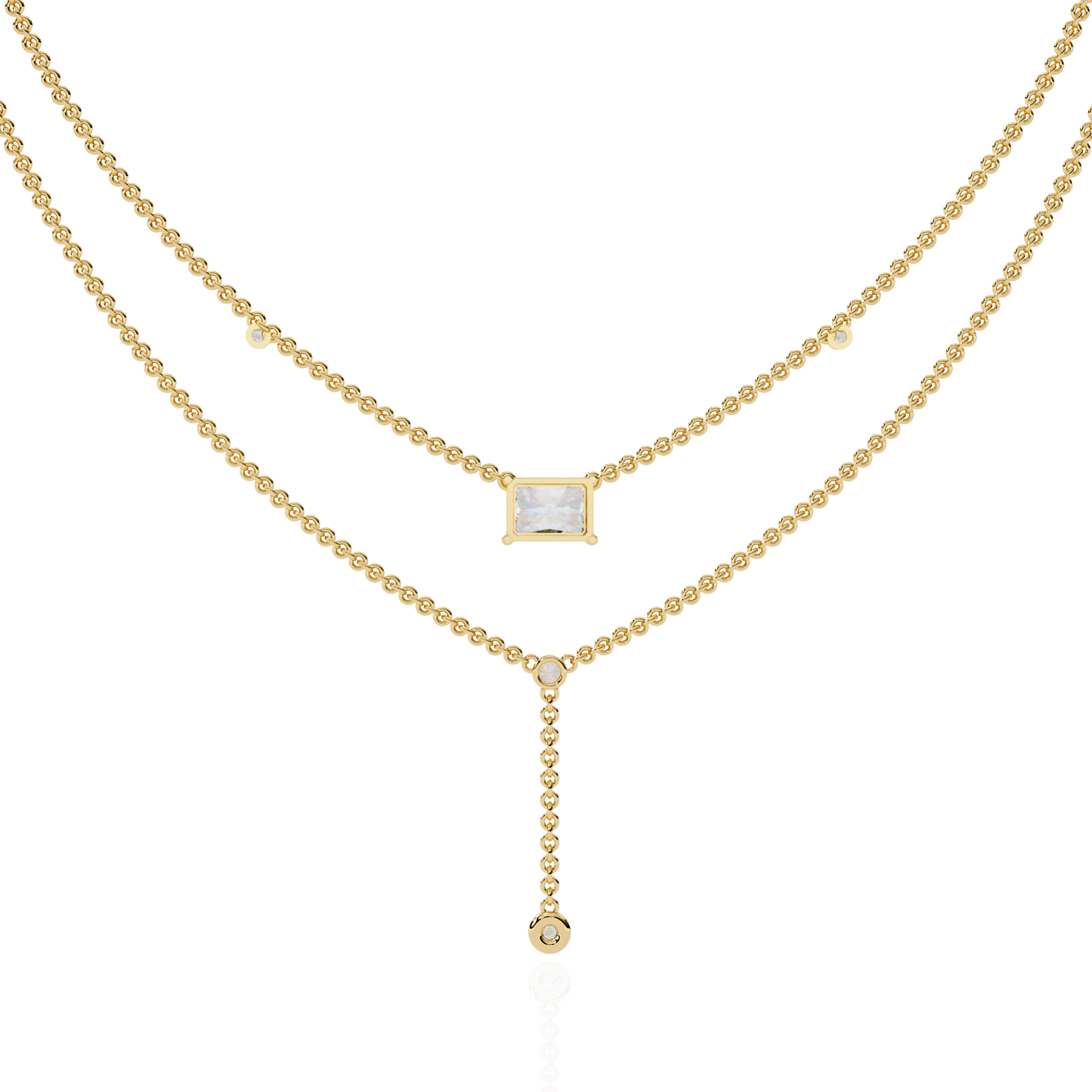 REBELLIOUS RADIANT-Diamond Pendant