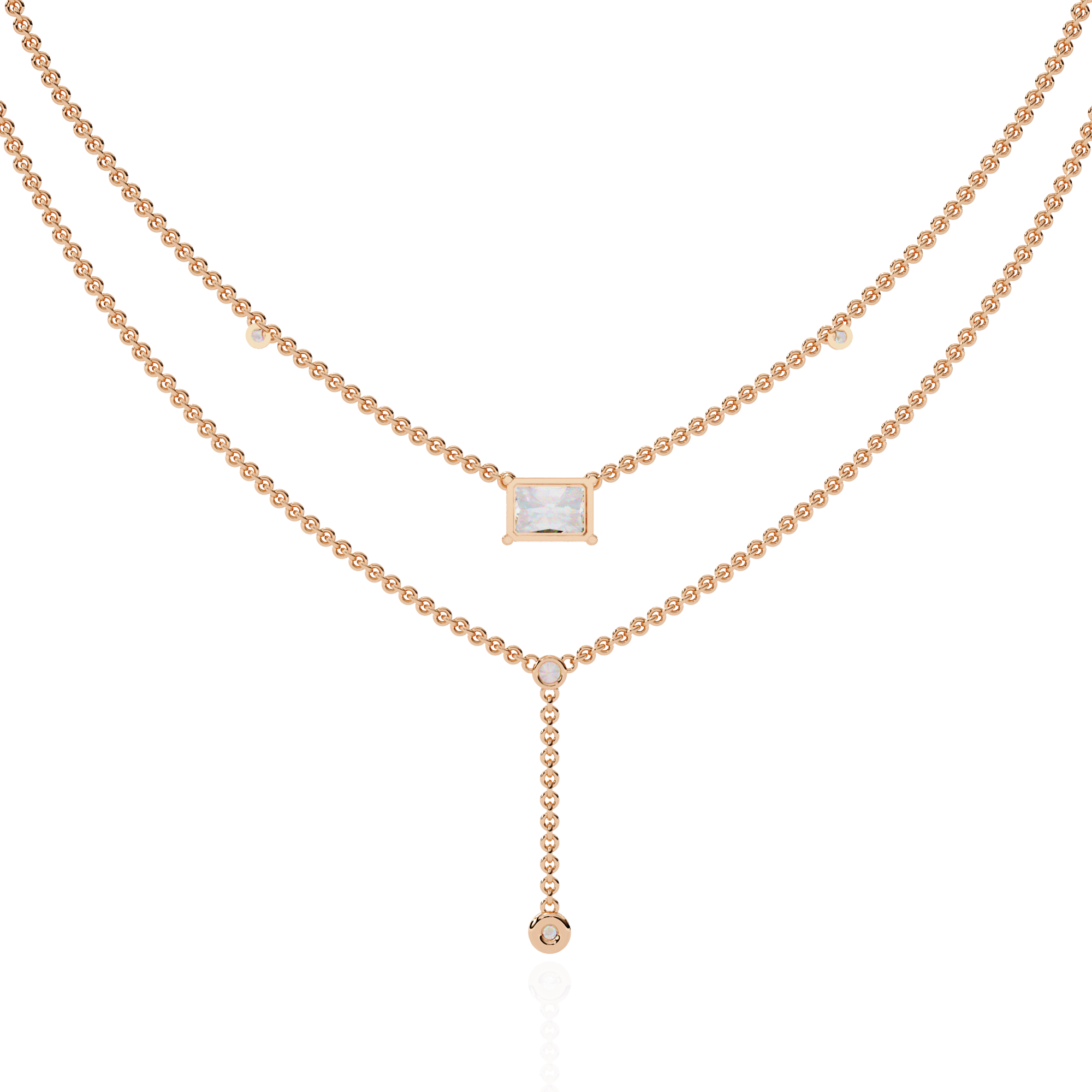 REBELLIOUS RADIANT-Diamond Pendant