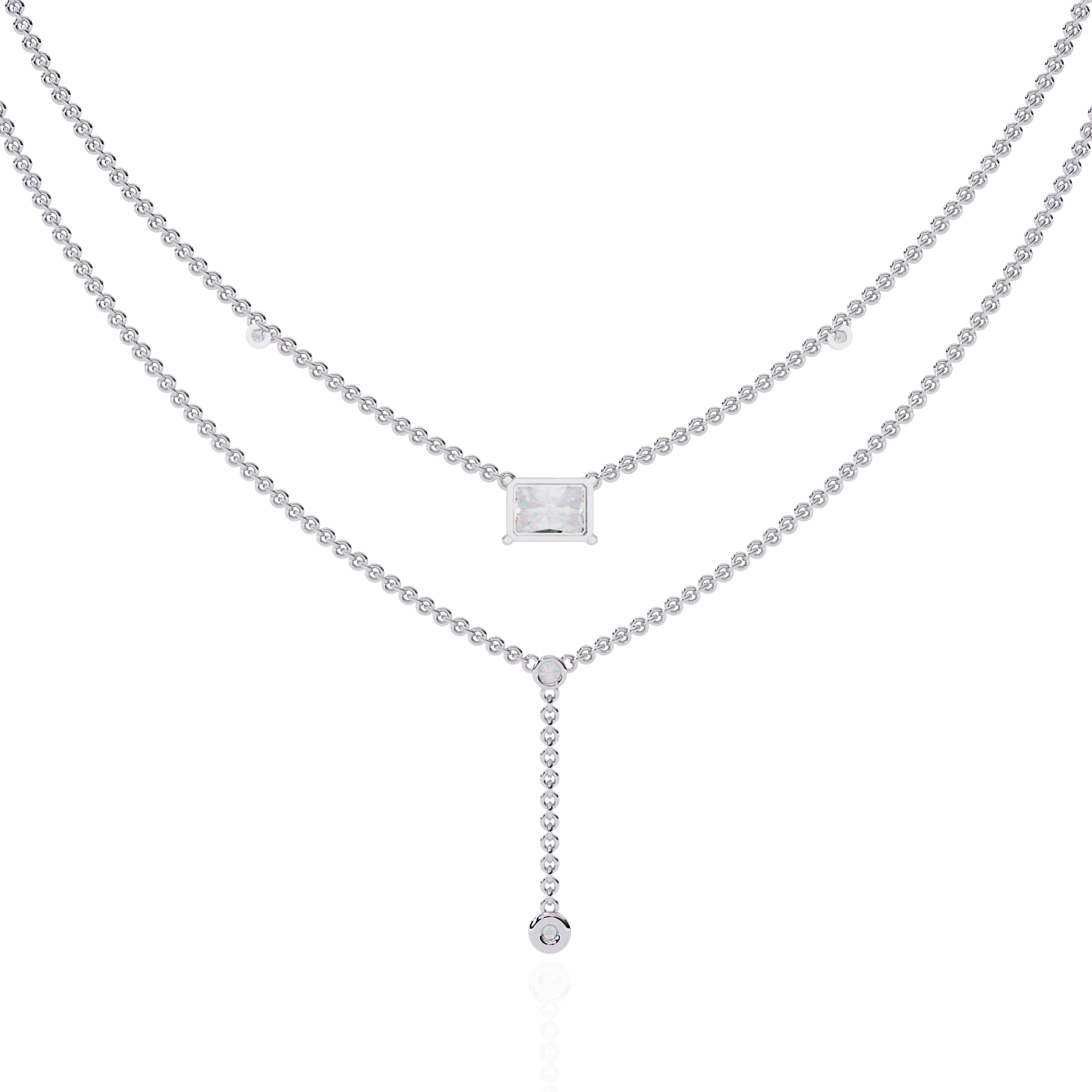 REBELLIOUS RADIANT-Diamond Pendant