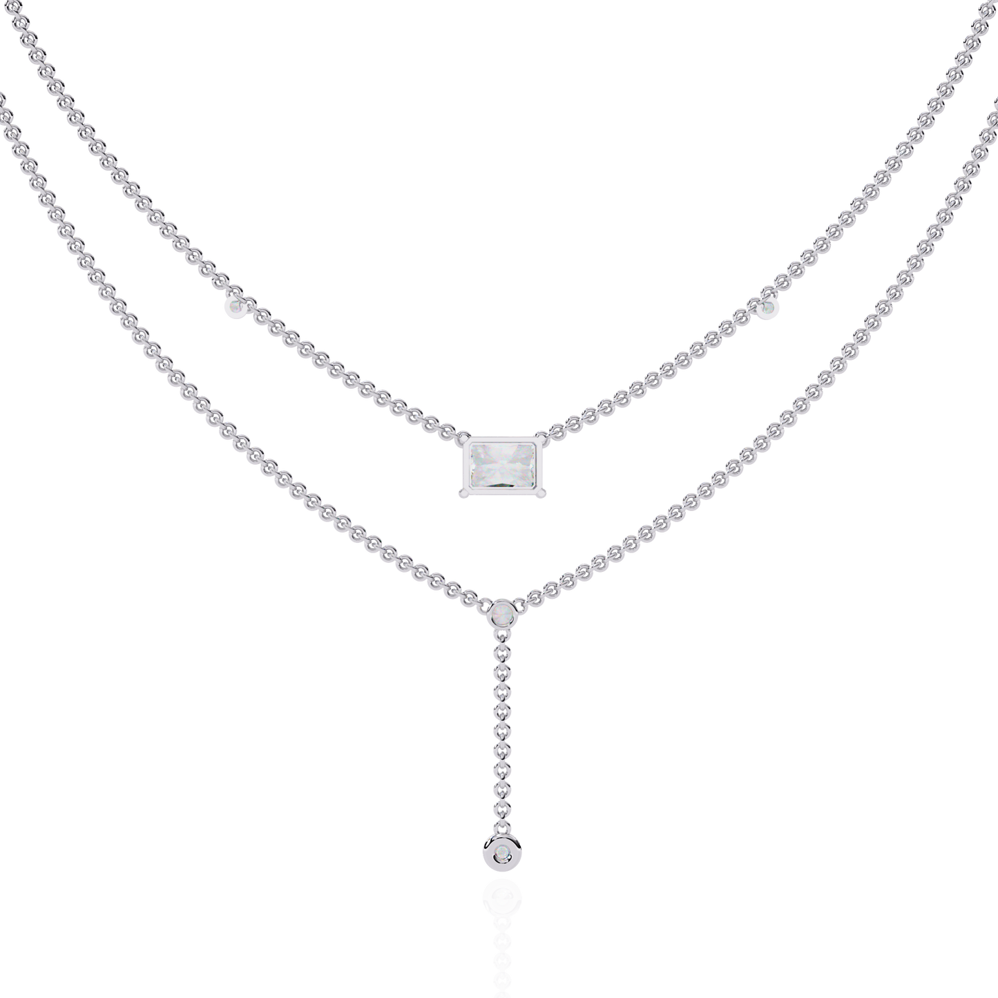 REBELLIOUS RADIANT-Diamond Pendant