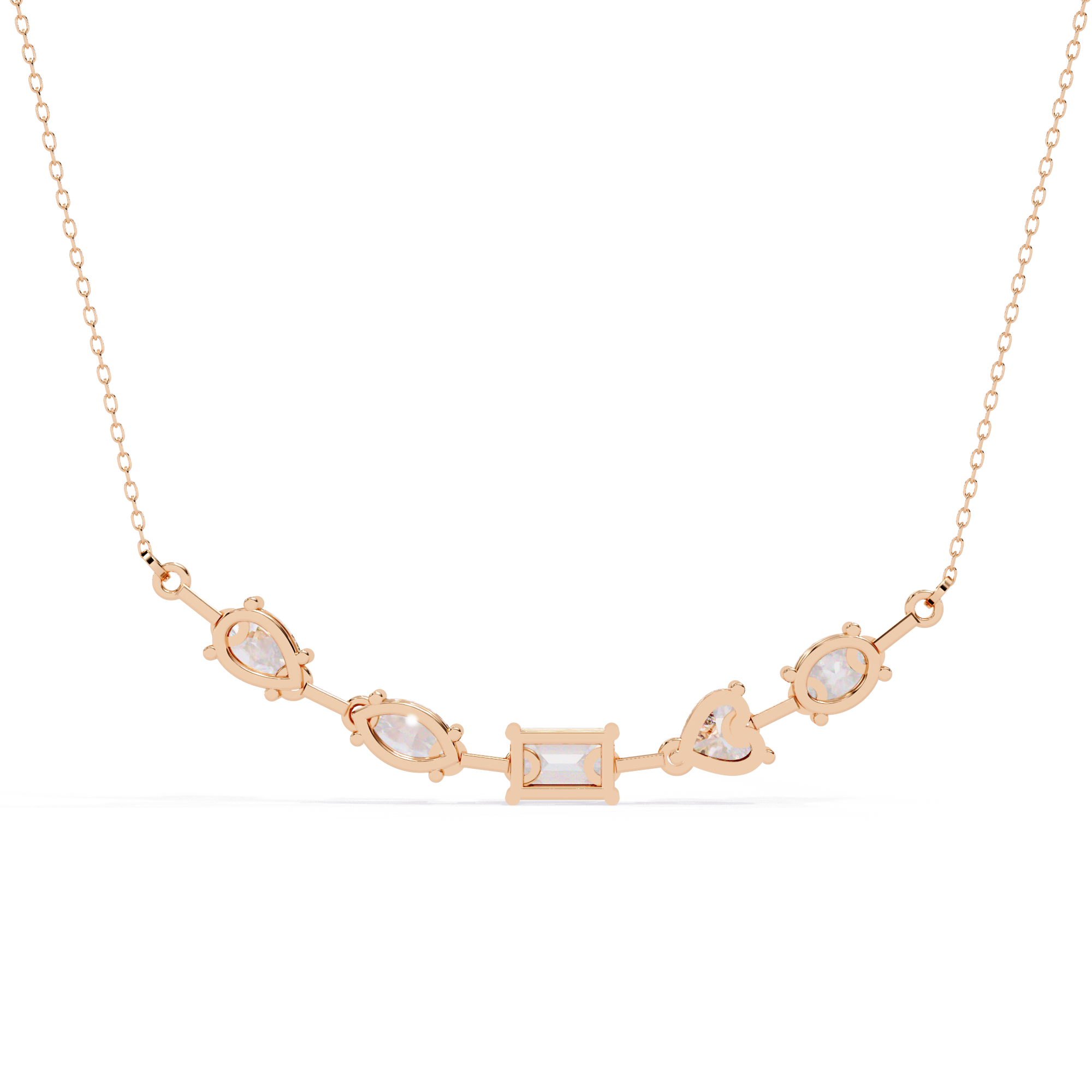 Modern Vibe Diamond Necklace