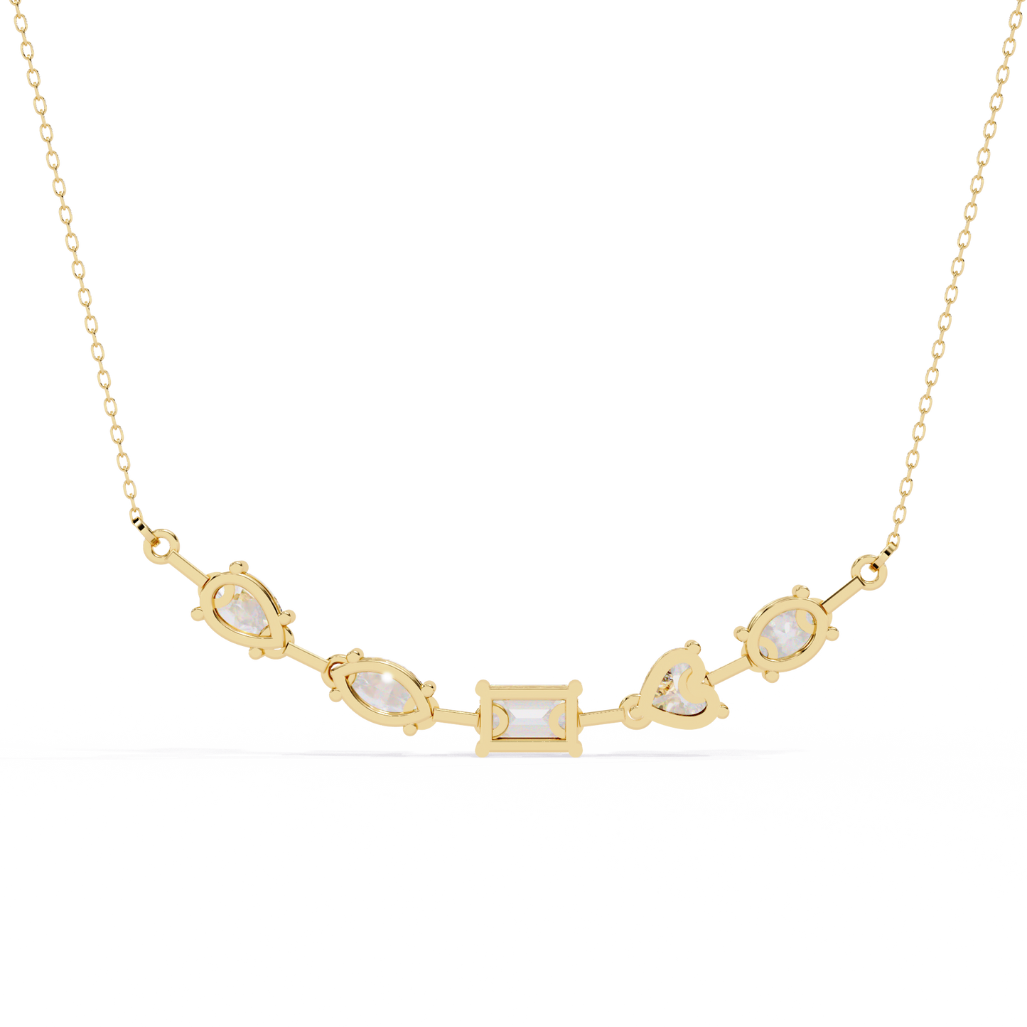 Modern Vibe Diamond Necklace