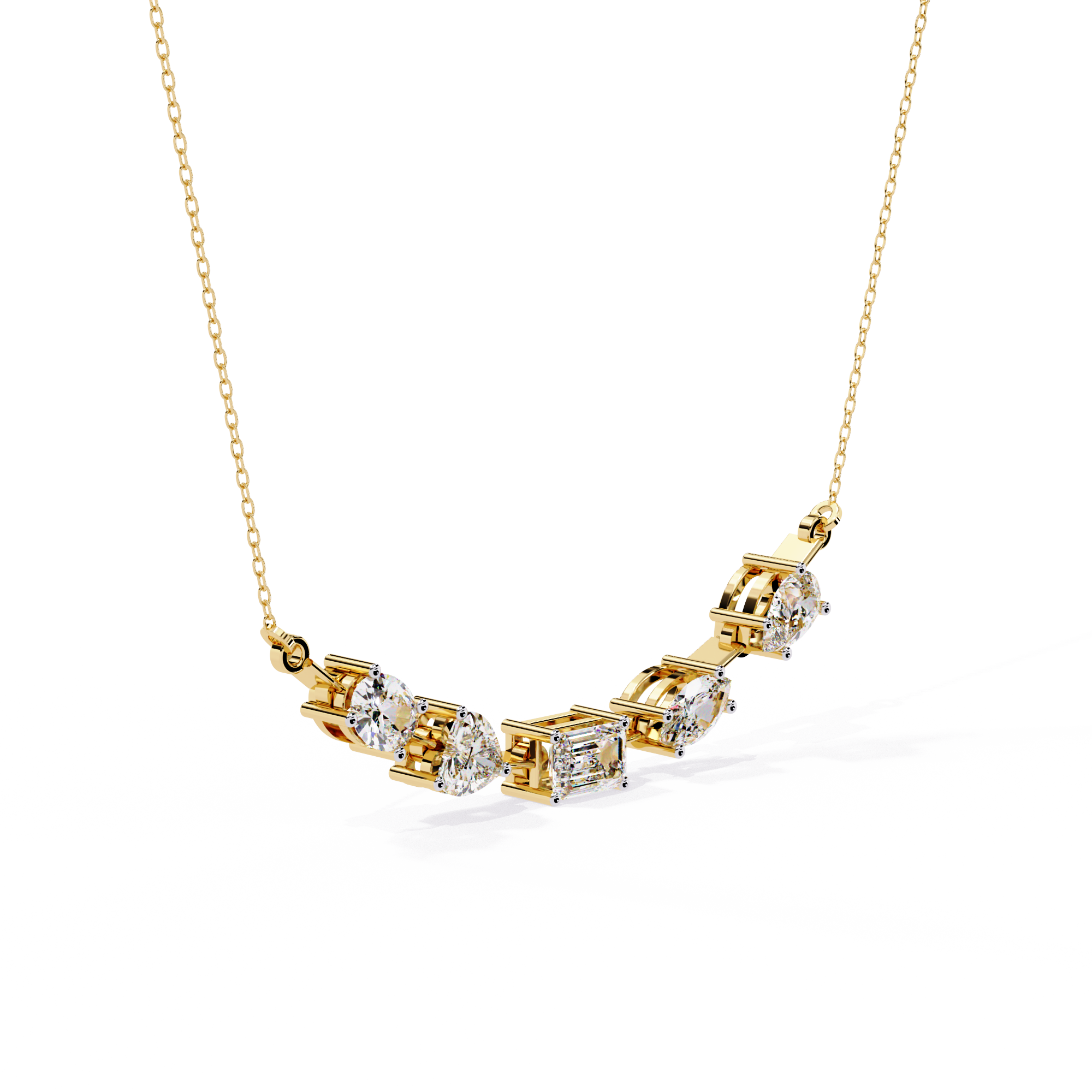 Modern Vibe Diamond Necklace