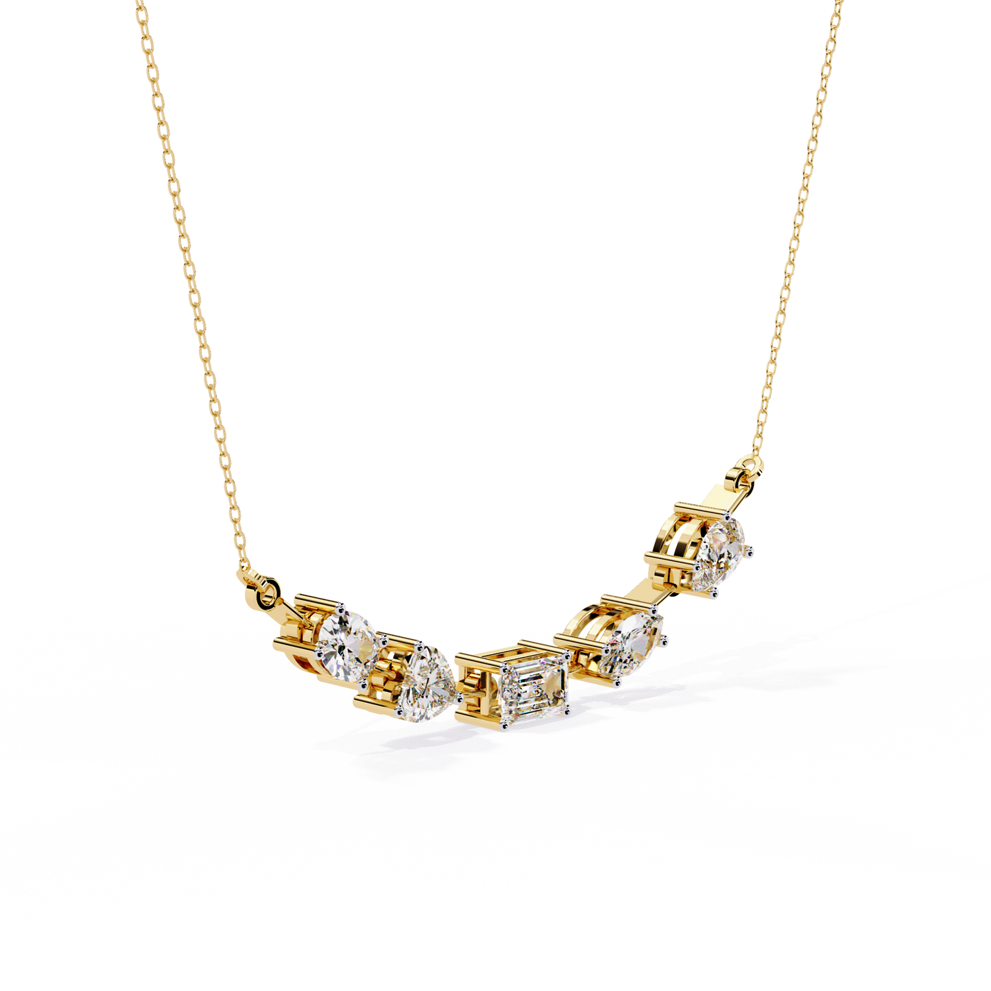 Modern Vibe Diamond Necklace