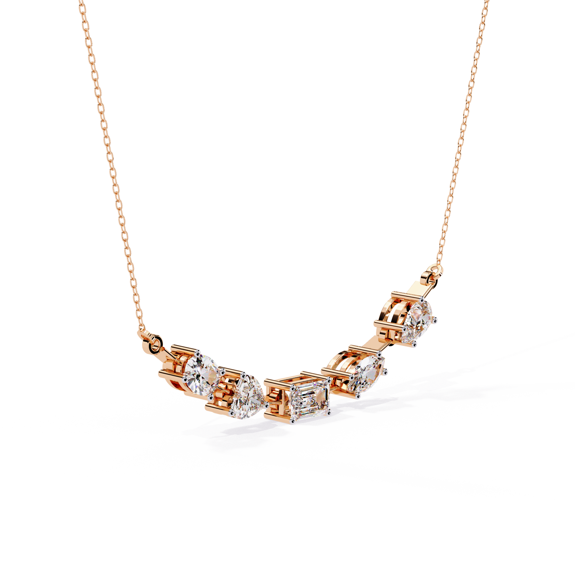 Modern Vibe Diamond Necklace