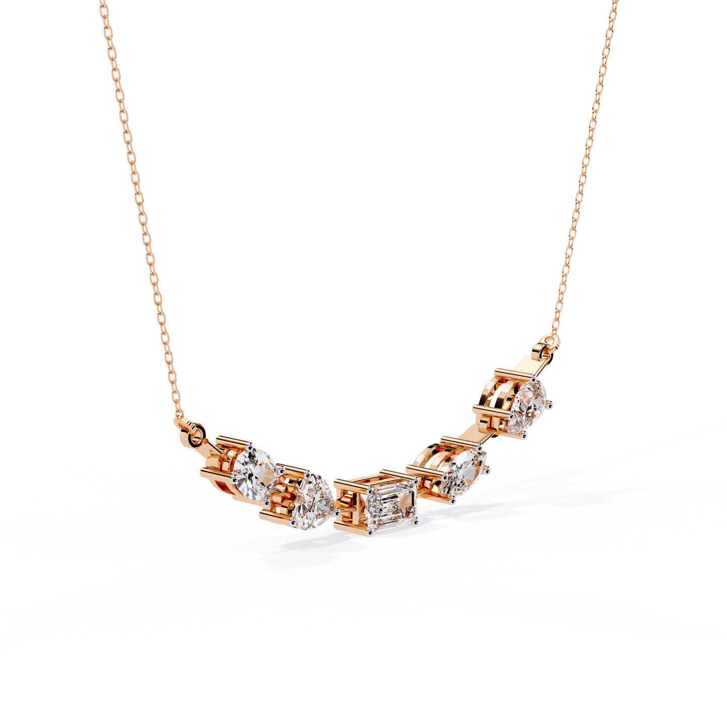 Modern Vibe Diamond Necklace