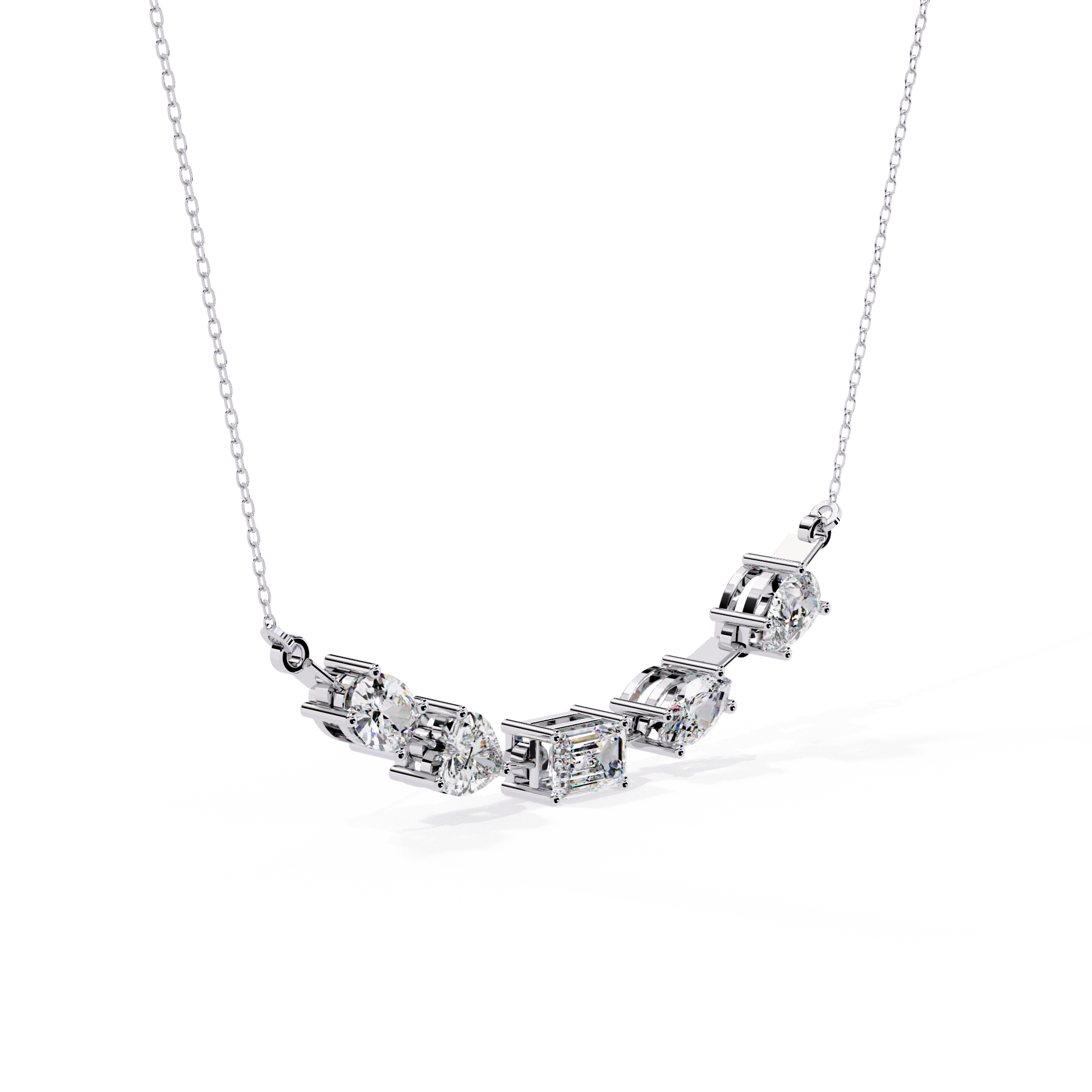Modern Vibe Diamond Necklace