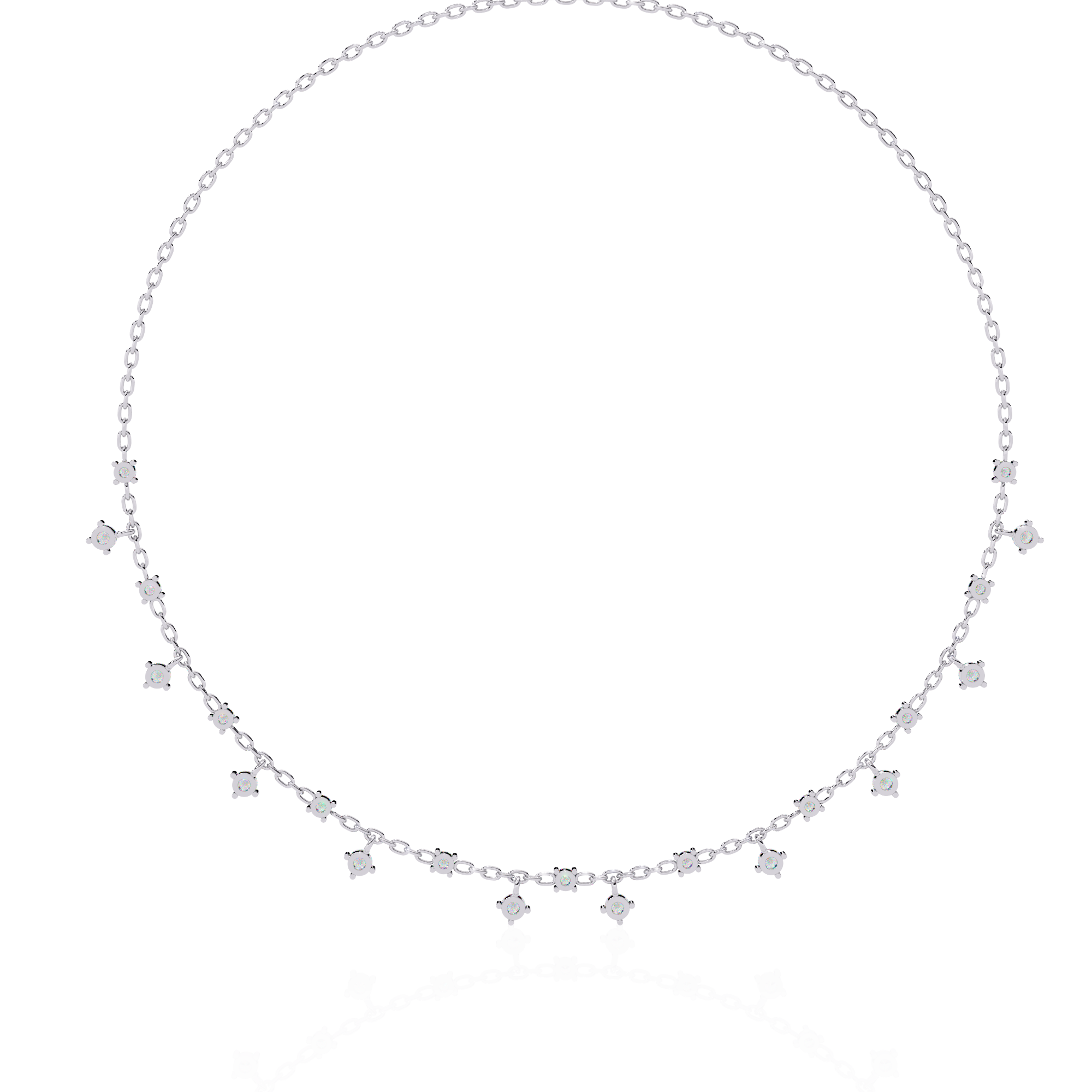 Lab Grown CHARMING DIAMOND NECKLACE