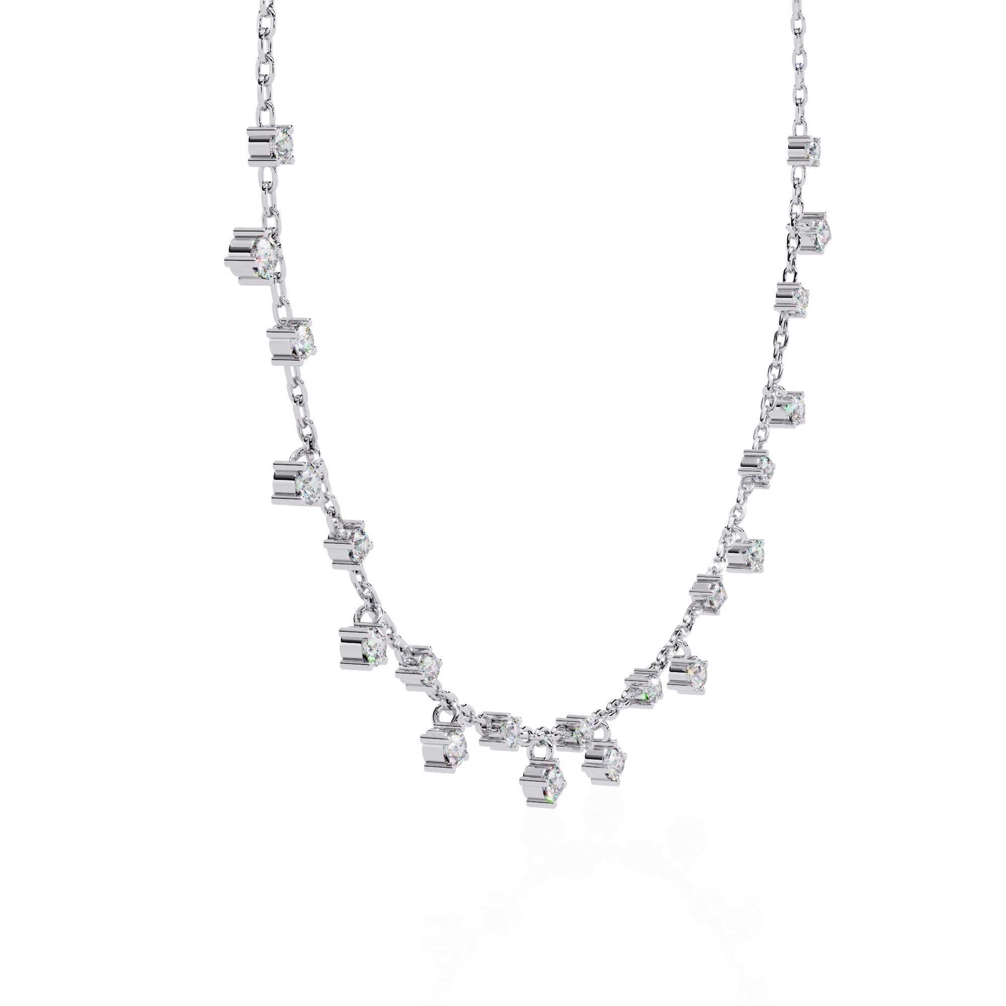 Lab Grown CHARMING DIAMOND NECKLACE