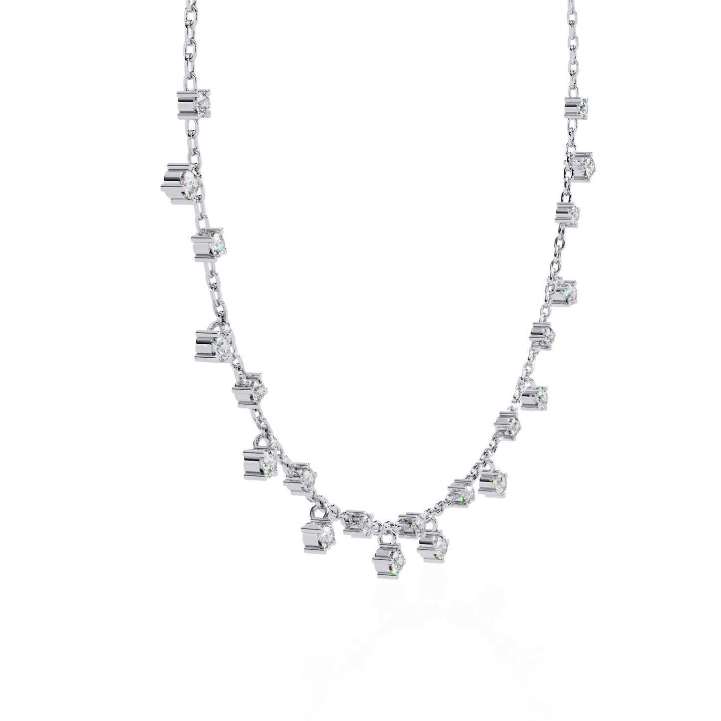 Lab Grown CHARMING DIAMOND NECKLACE