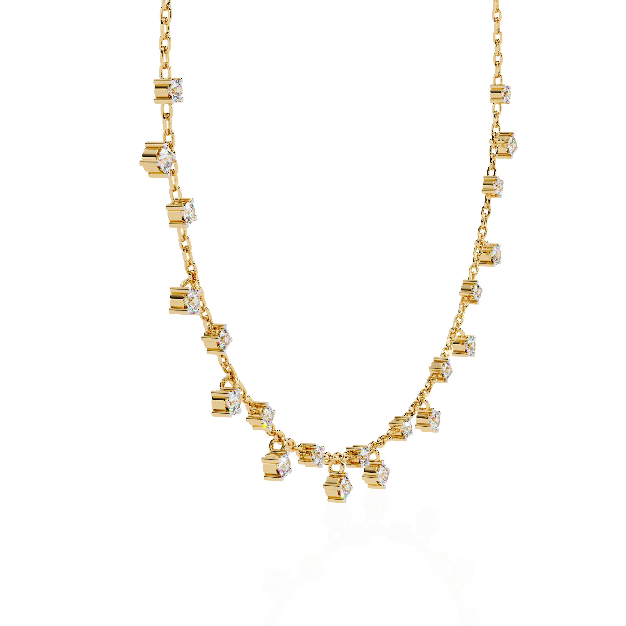 Lab Grown CHARMING DIAMOND NECKLACE