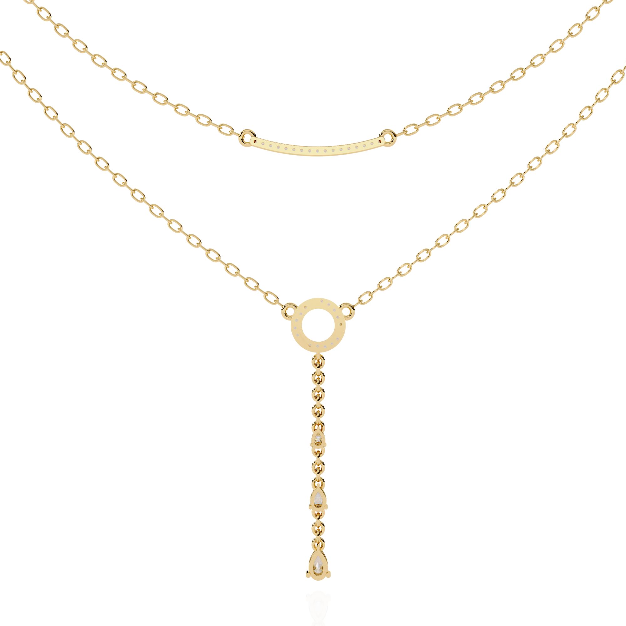 Minimal Diamond Neckless