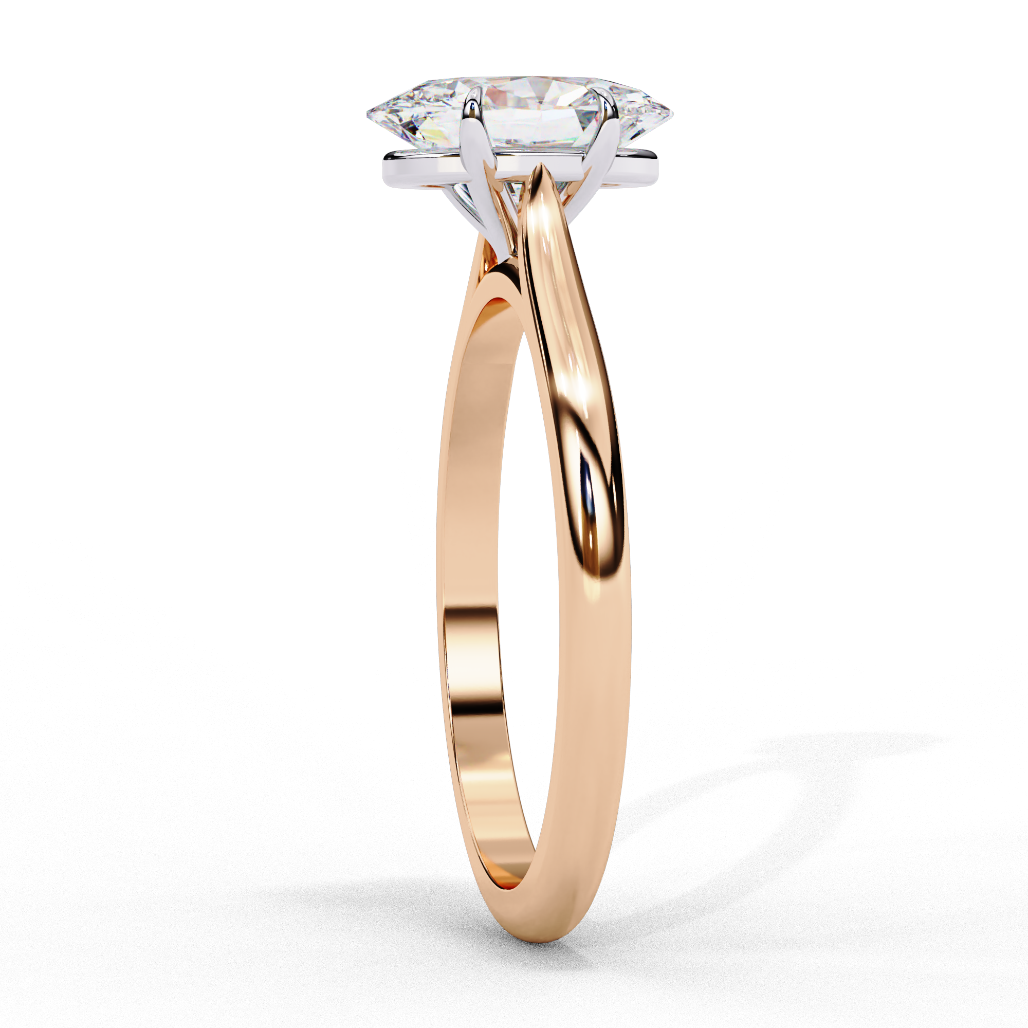 Regal Oval Solitaire Ring