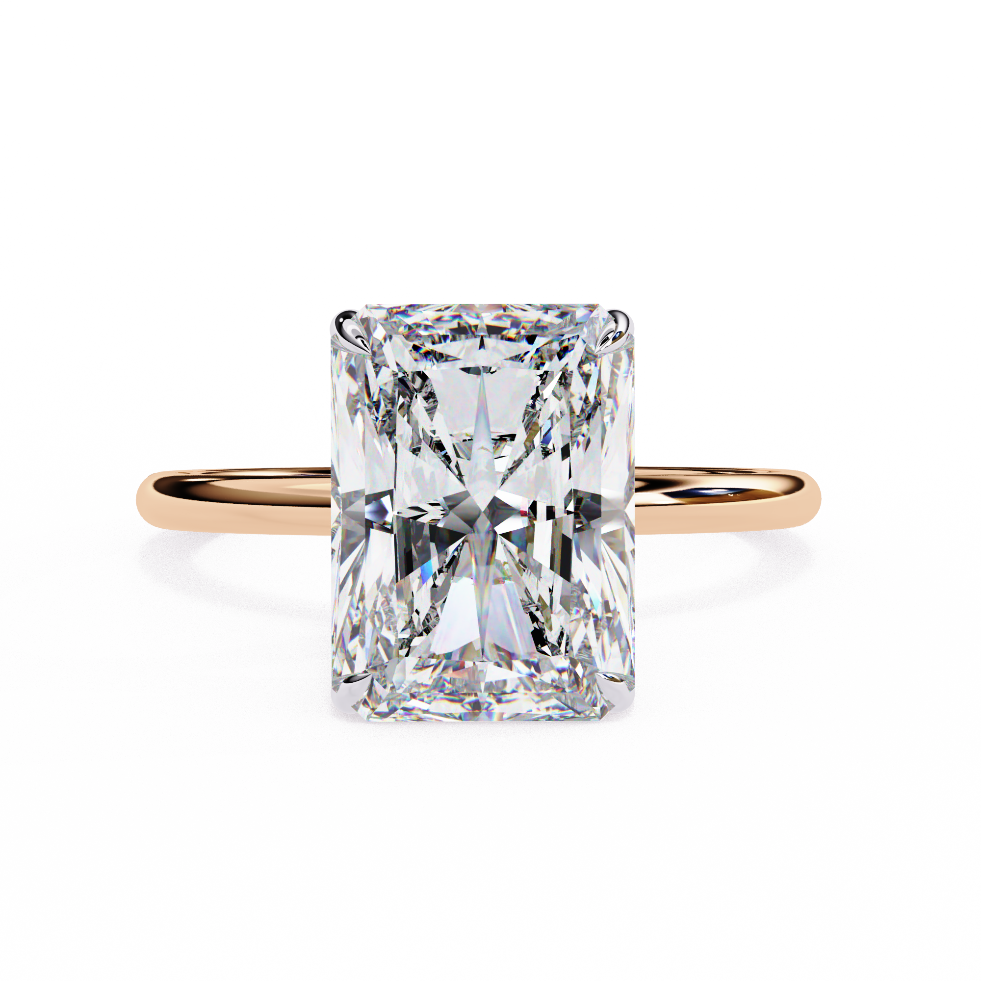 Radiant Solitaire Ring