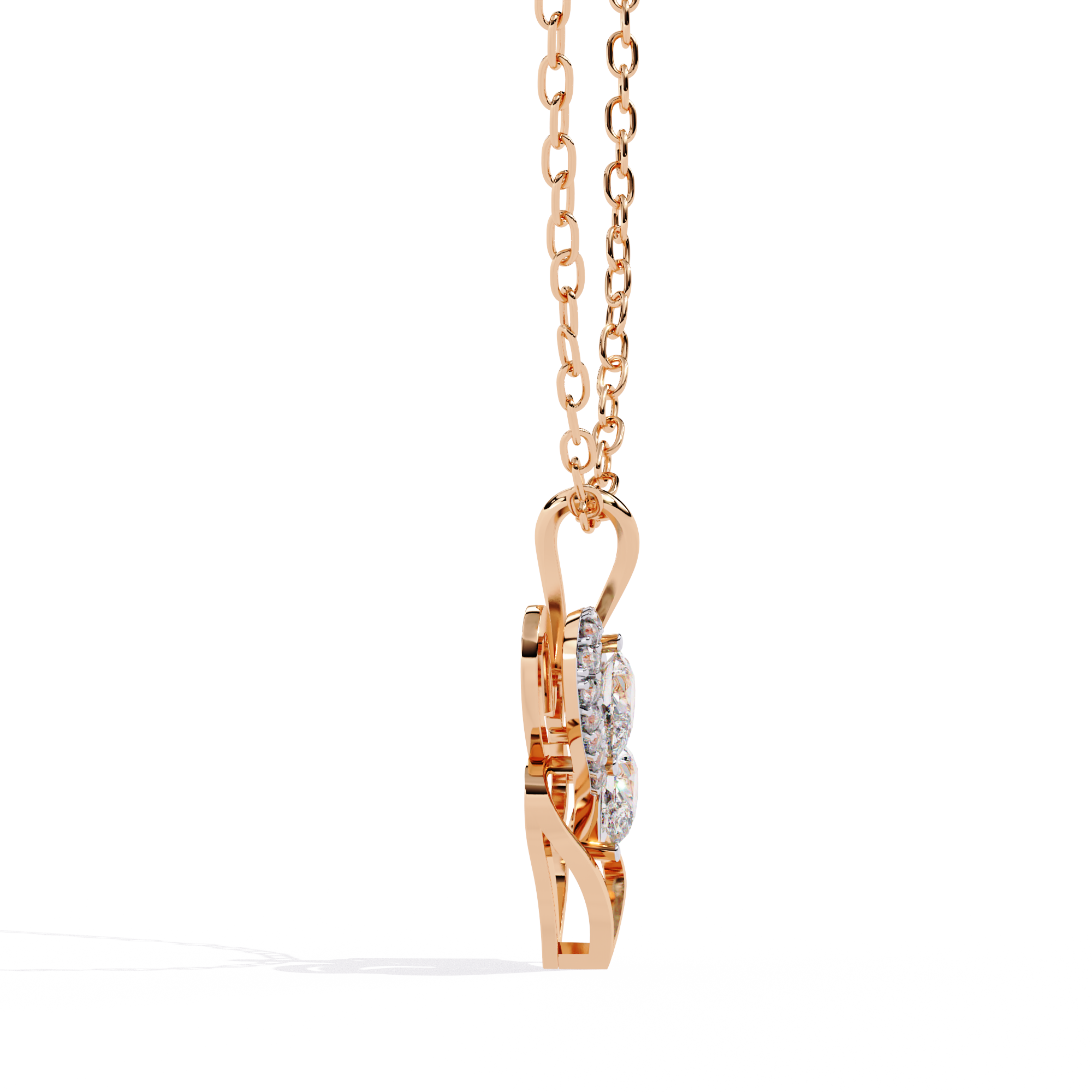 Couple Double Pear Pendant
