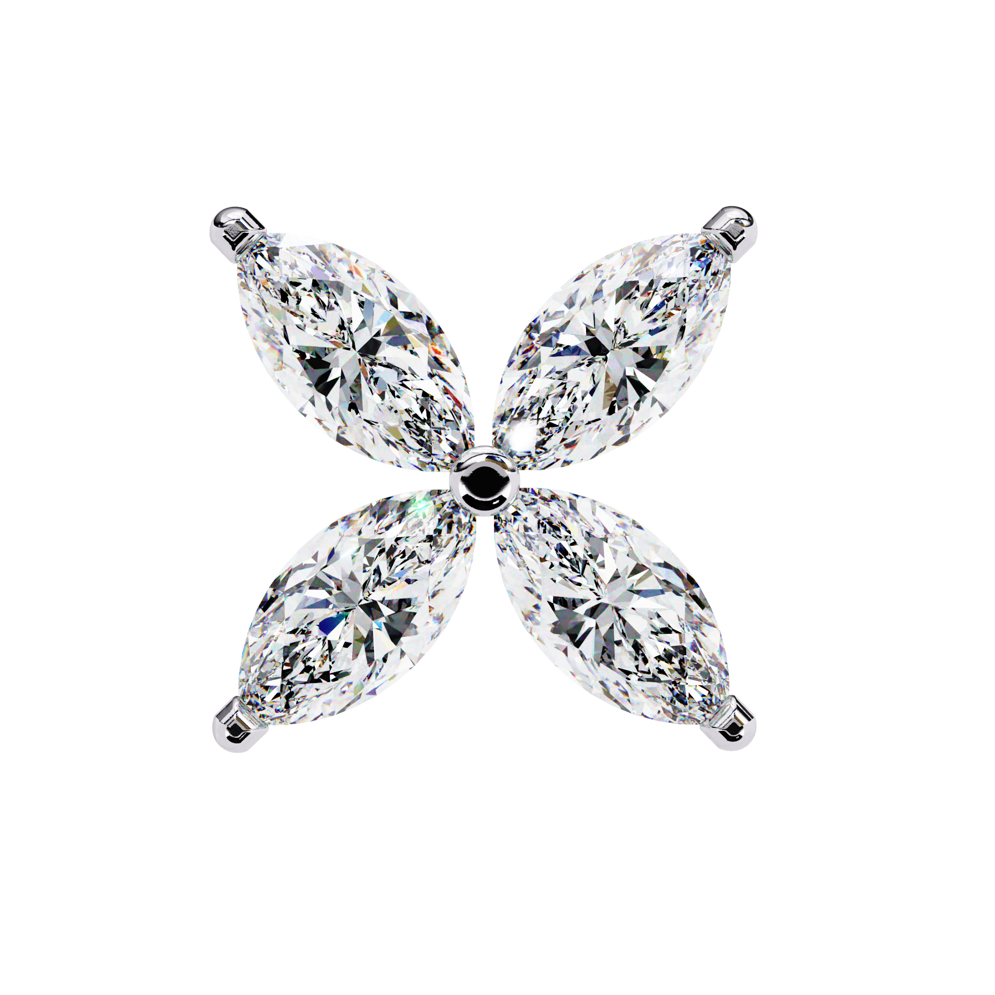 Marquise Diamond Earring